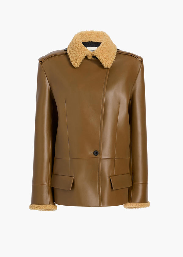 MARLOT COAT DARK OLIVE 71571012 429 GHOST ALT 1