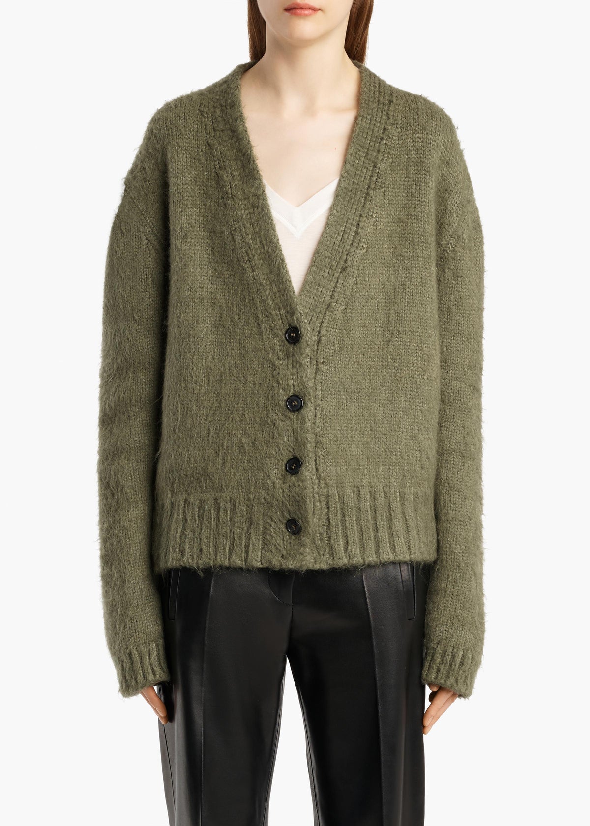 MAURA CARDIGAN OLIVE 18358335 420 B