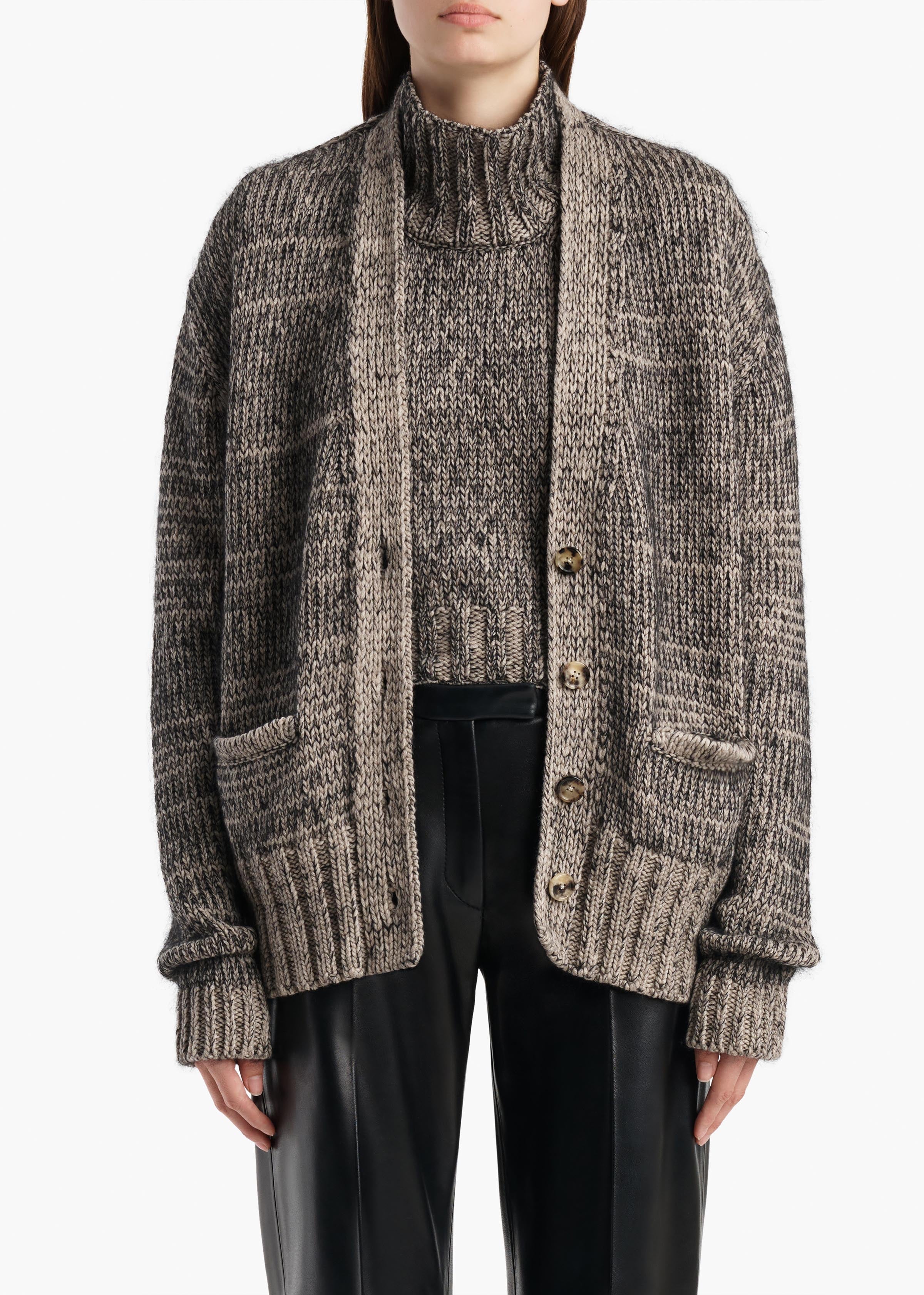 MAURA CARDIGAN SEPIA BLACK MULTI 18358675 792 B