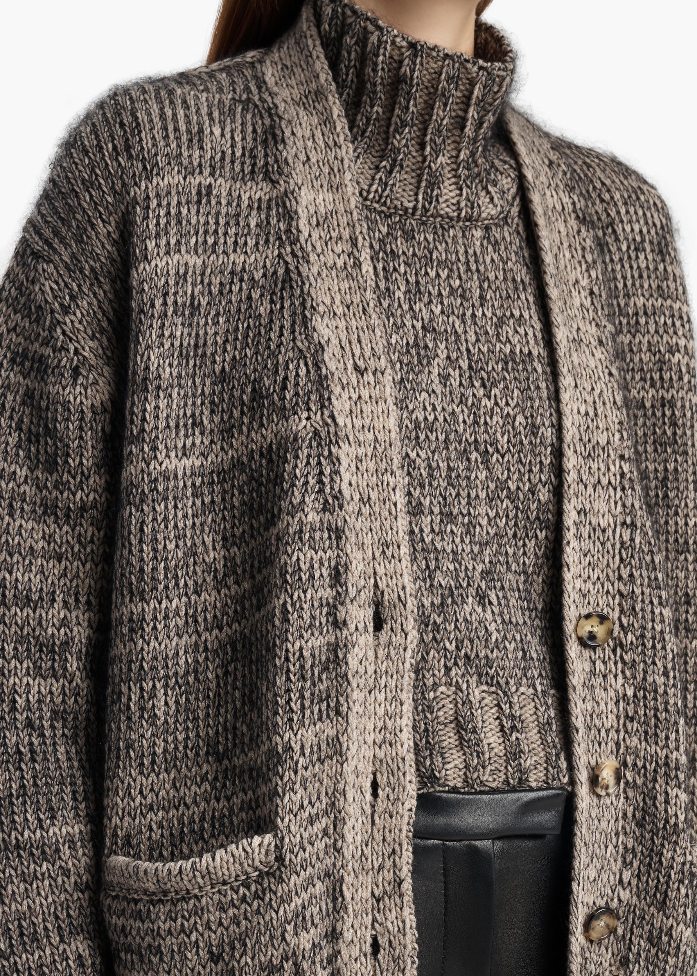 MAURA CARDIGAN SEPIA BLACK MULTI 18358675 792 D