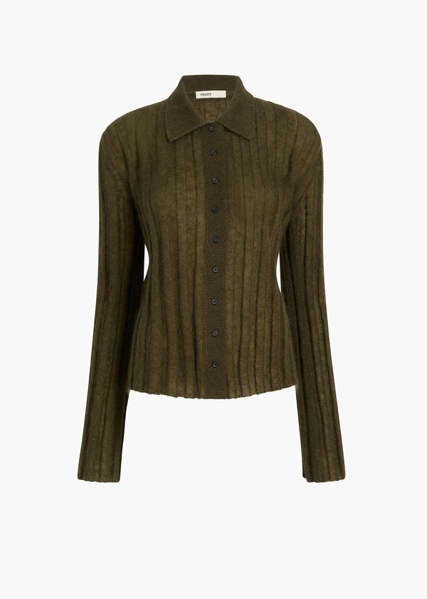 MEADOW SWEATER DARK OLIVE 18298539 429 GHOST