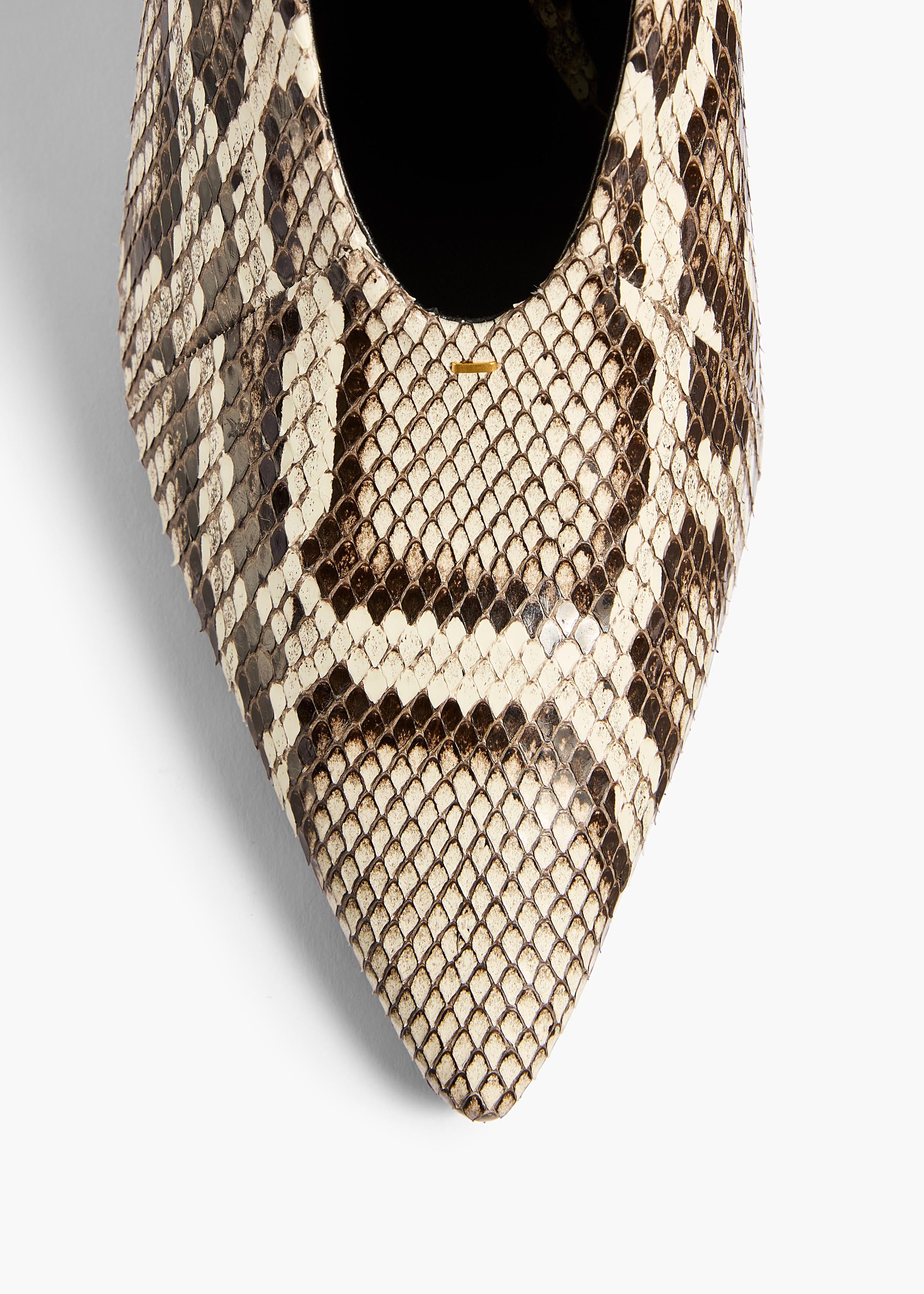 KHAITE - Miriam Pump in Natural Python