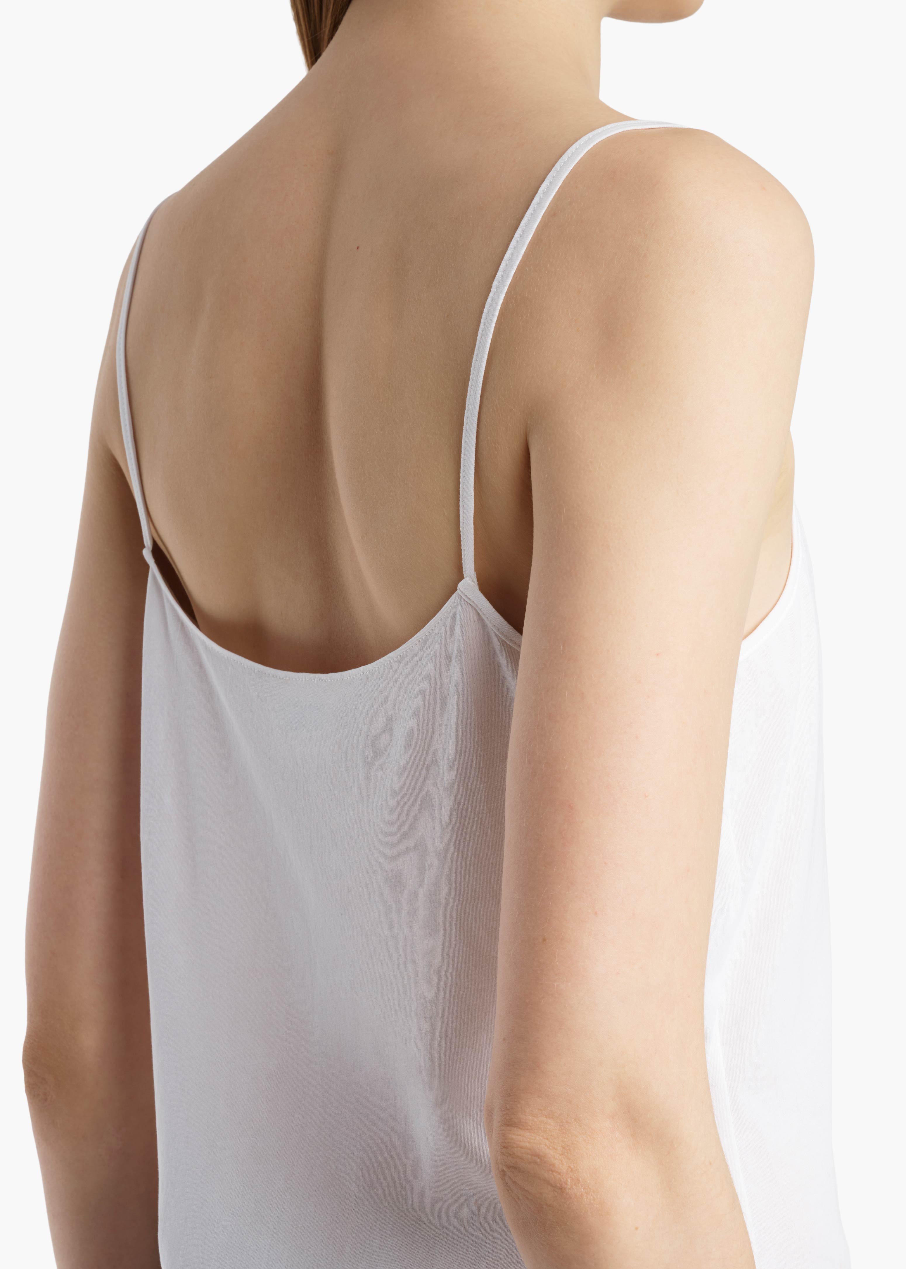 KHAITE - Moss Cami in White