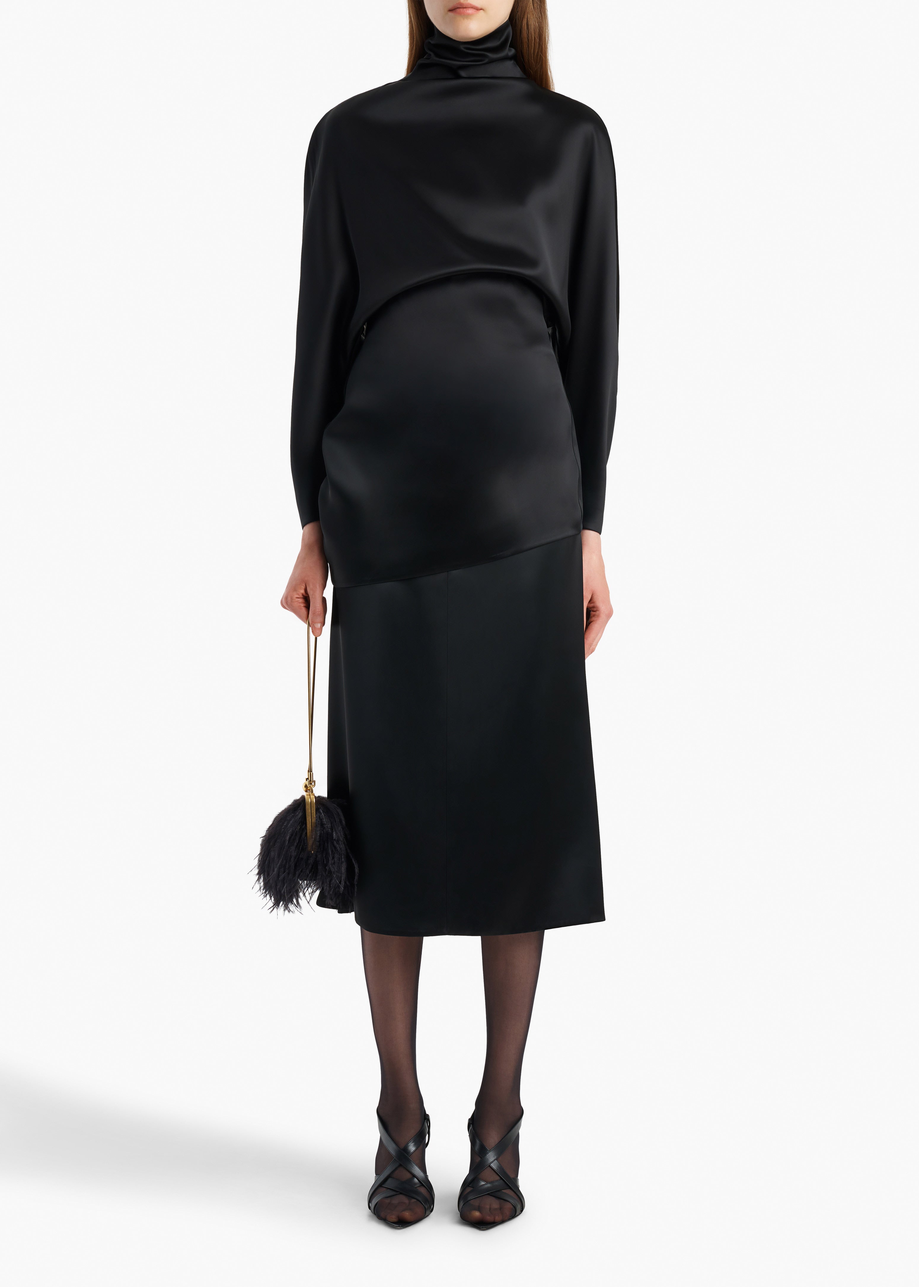 KHAITE - Nania Skirt in Black