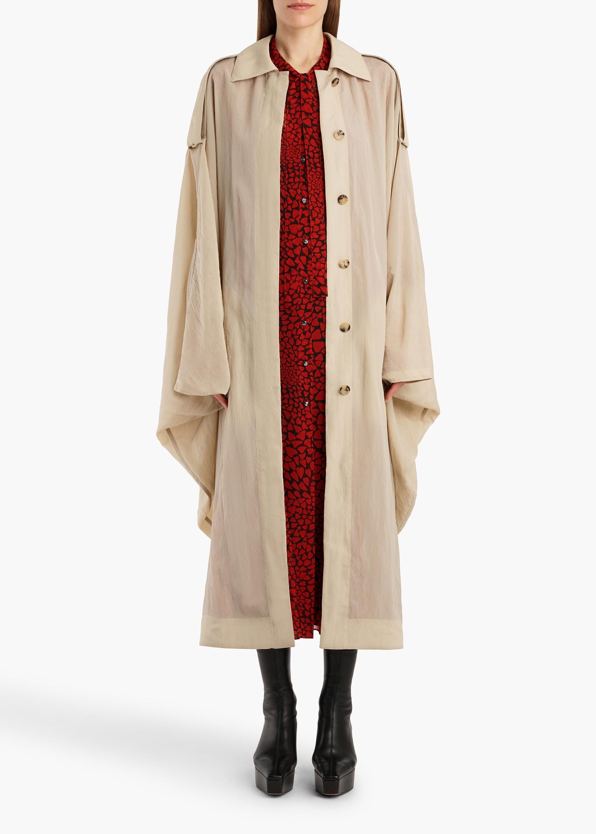 NOA COAT LIMESTONE 71634262 781 A STYLED