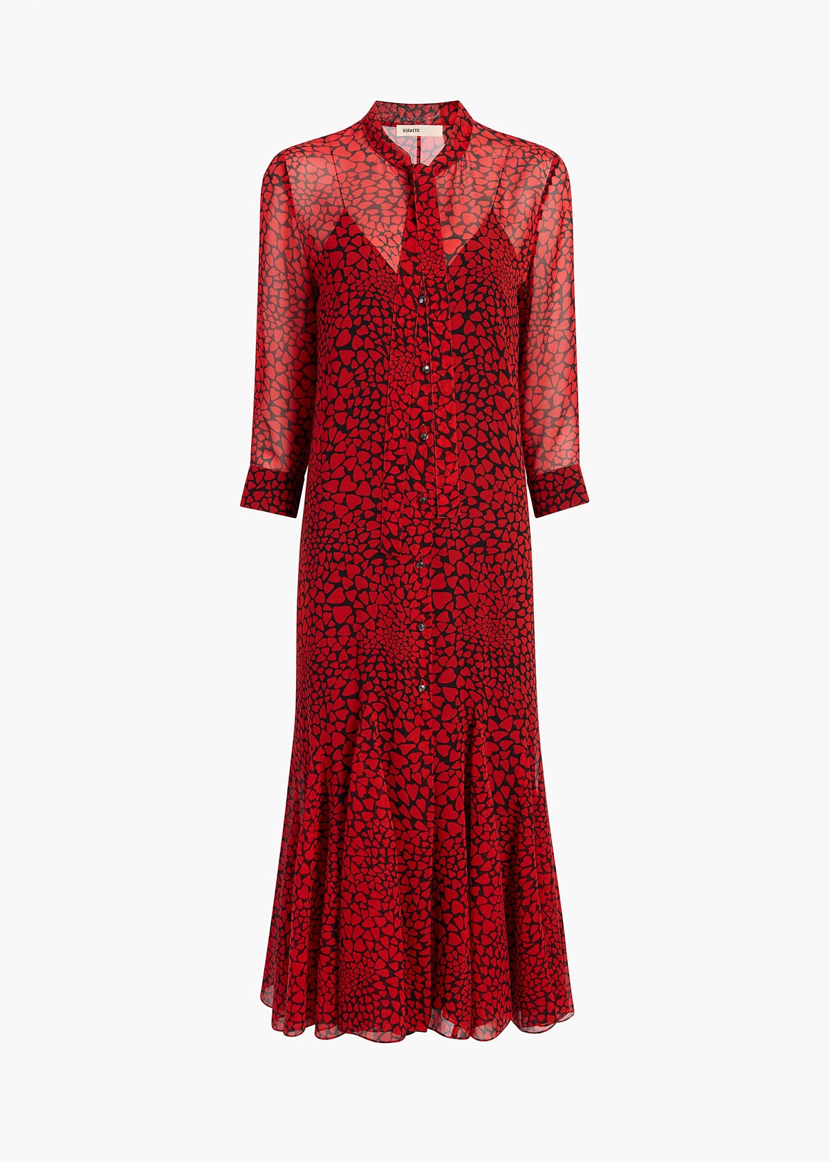ODELIA DRESS BLACK RED 56933377 369 GHOST