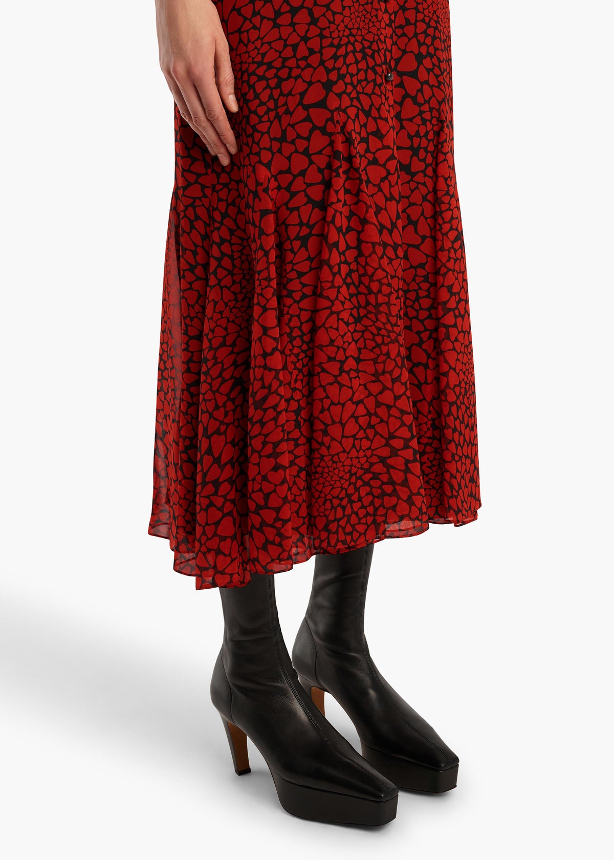 ODELIA DRESS BLACKRED 56933377 369 E