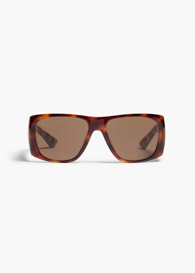KHAITE x Oliver Peoples 1965C in Dark Mahogany and Brown