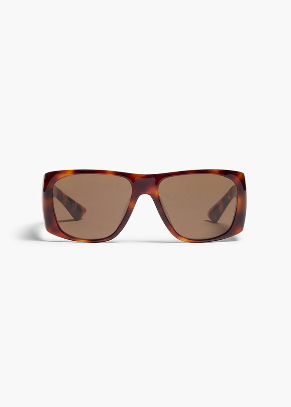 KHAITE x Oliver Peoples 1965C in Dark Mahogany and Brown