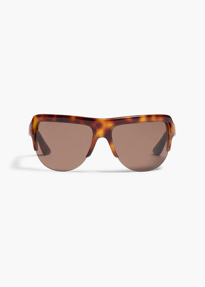 KHAITE x Oliver Peoples 1975C in Dark Mahogany and Brown