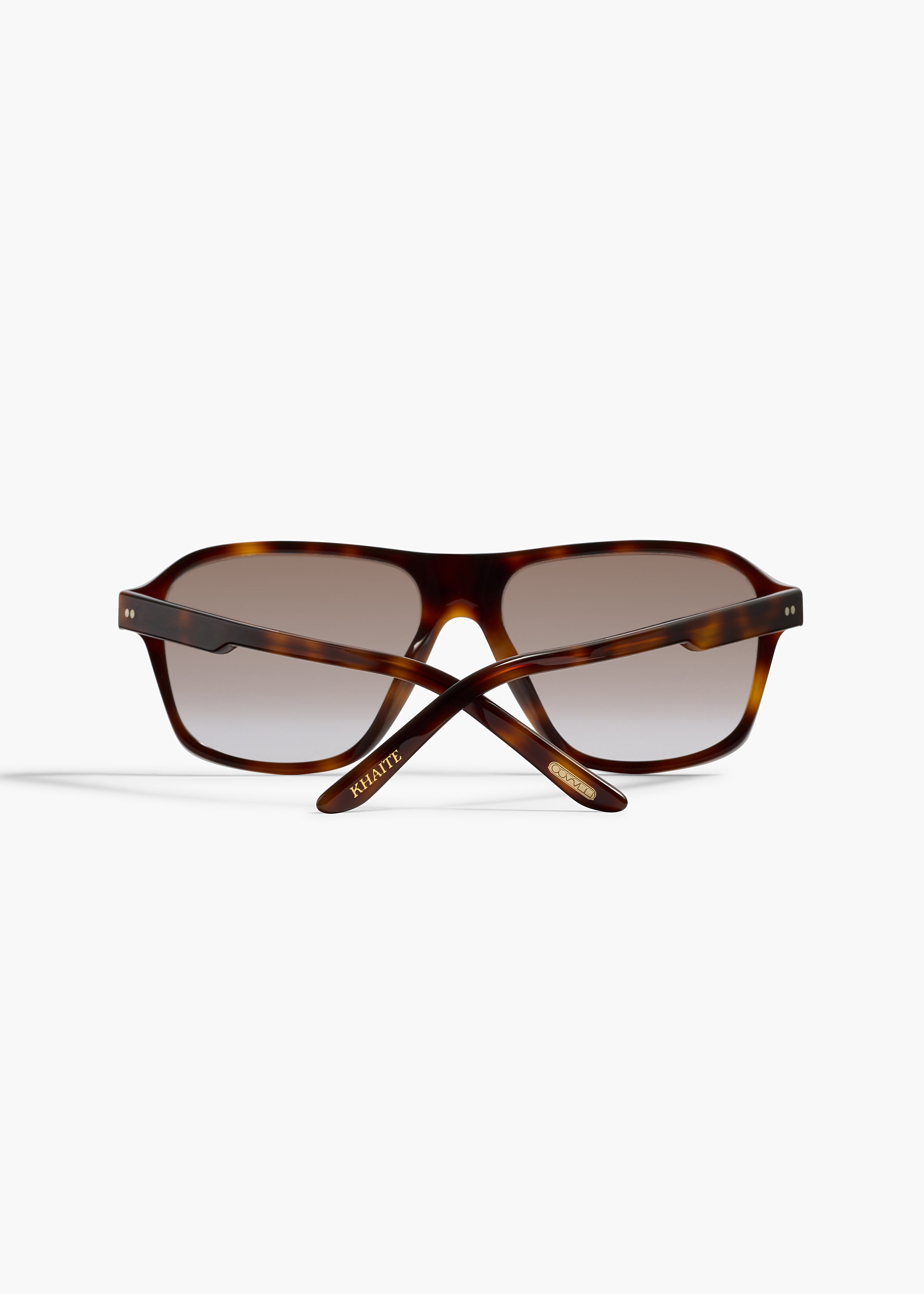 KHAITE - KHAITE x Oliver Peoples 1978RX in Dark Mahogany and Soft Tan Gradient