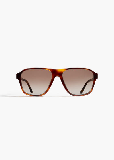 KHAITE x Oliver Peoples 1978RX in Dark Mahogany and Soft Tan Gradient