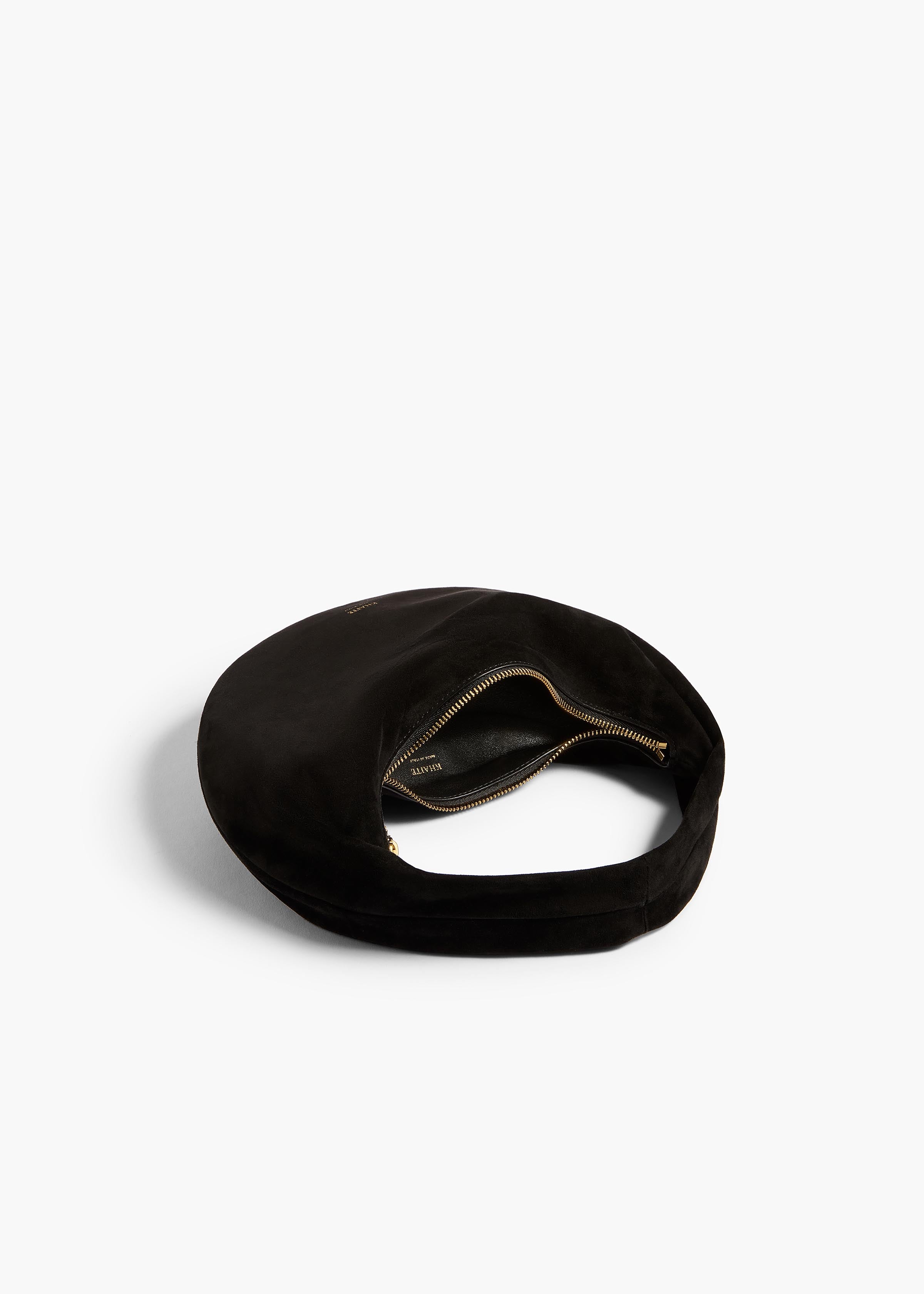 KHAITE - Mini Olivia Hobo in Black Suede