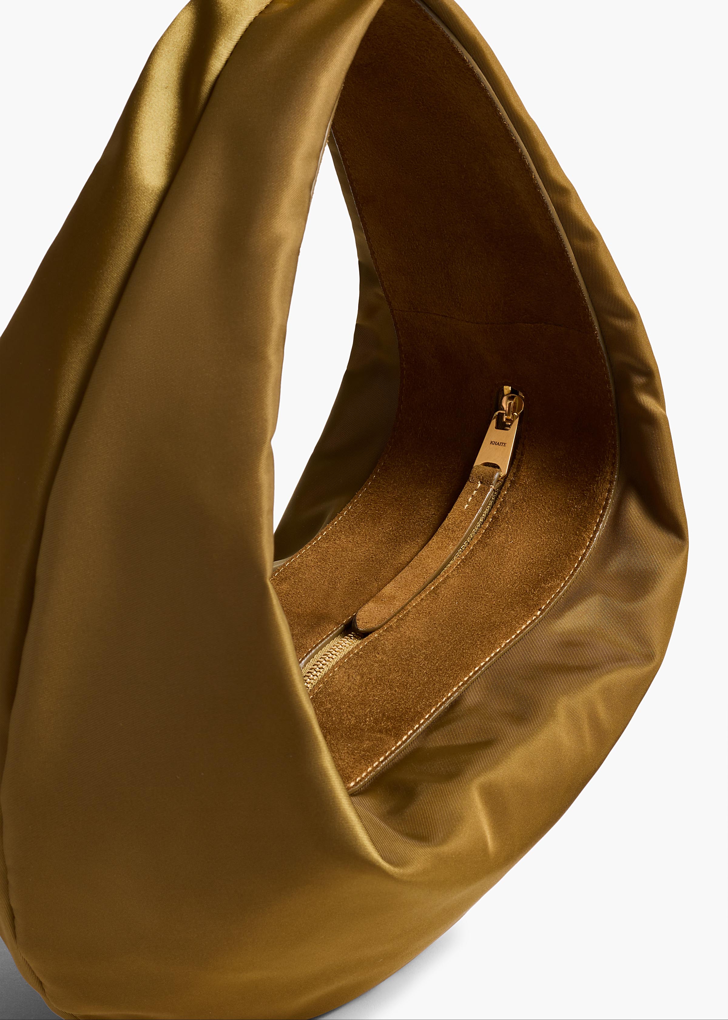 Medium Olivia Hobo in Safari Nylon DETAILED VIEW