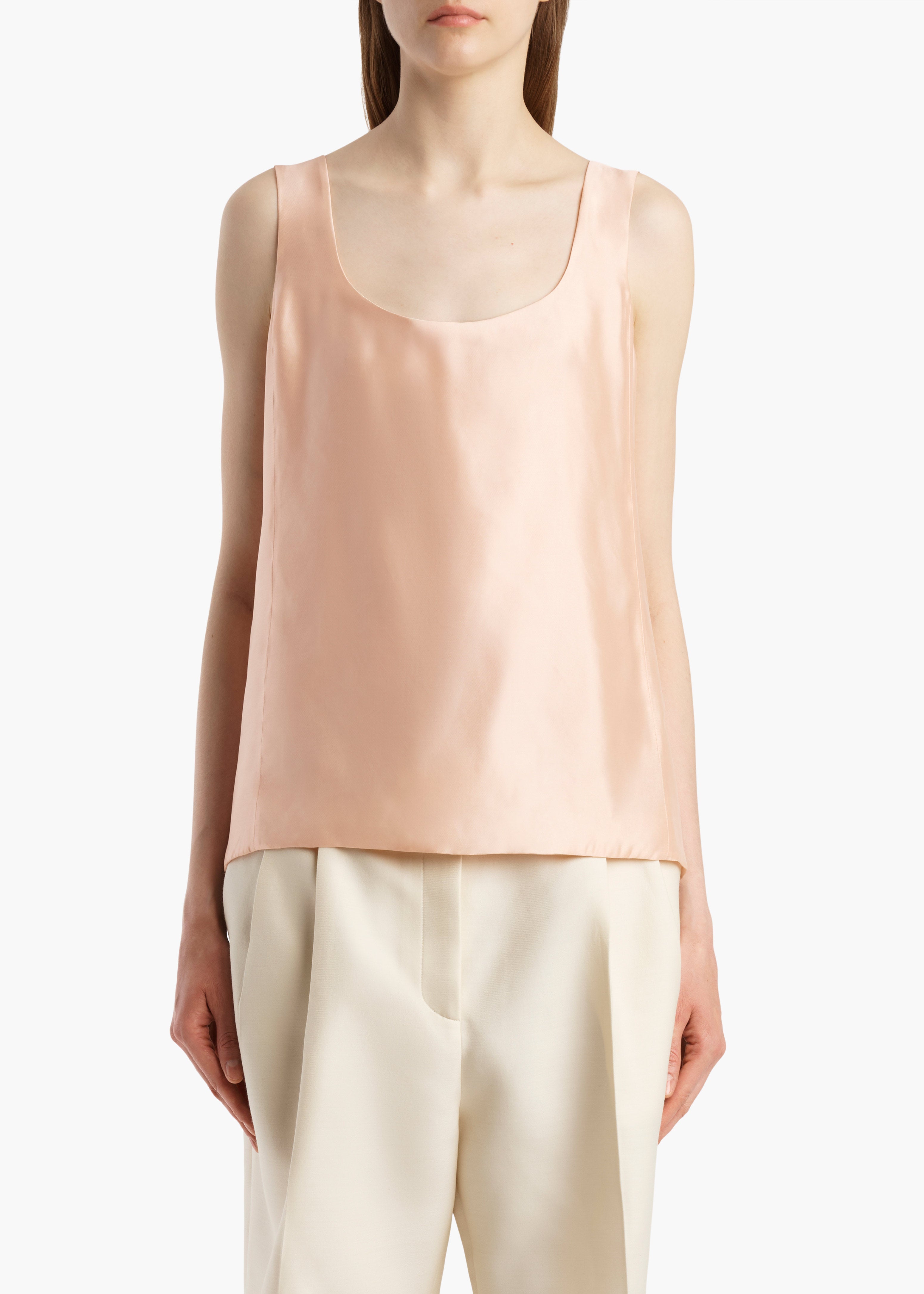 KHAITE - Parker Top in Light Peach