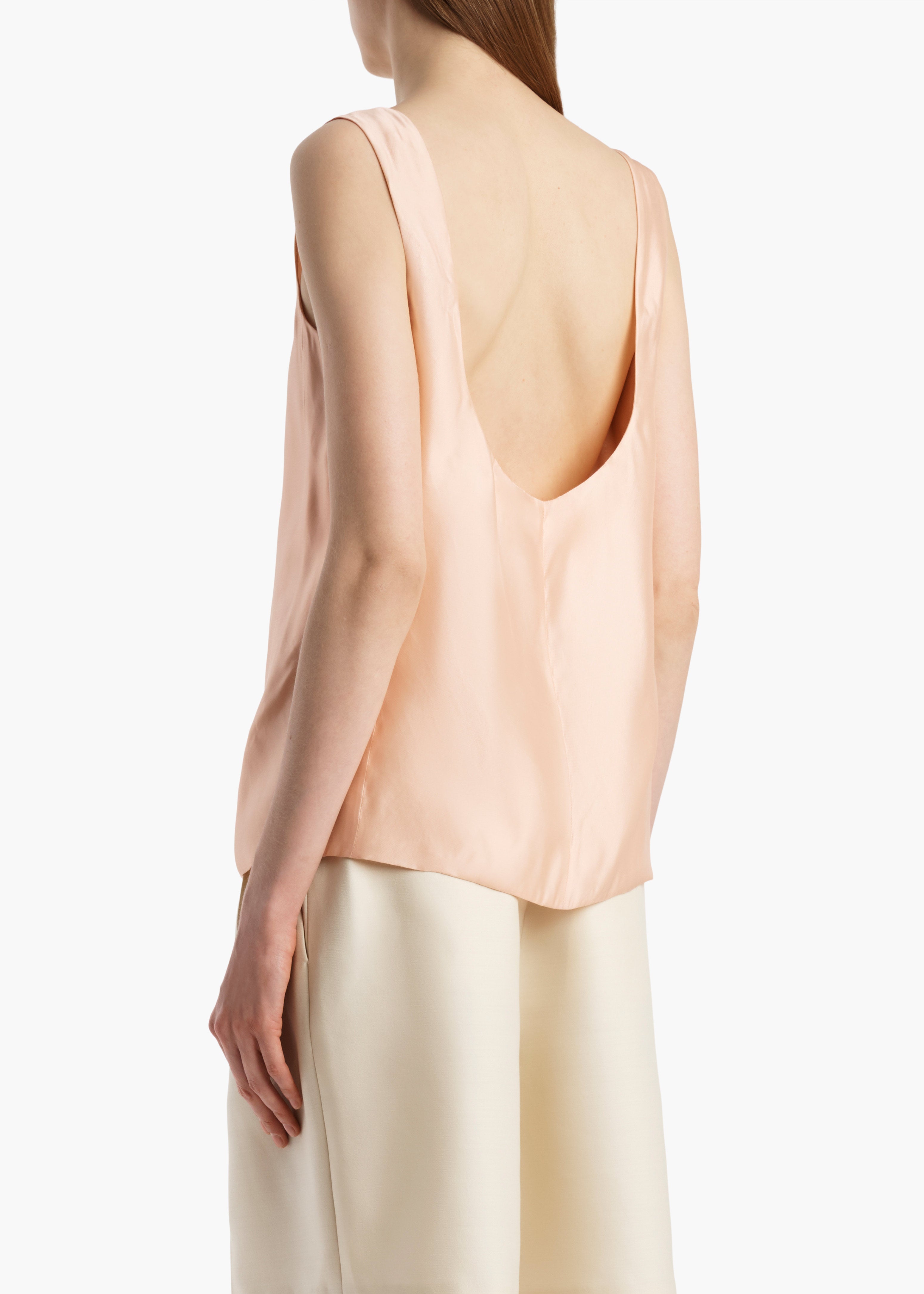 KHAITE - Parker Top in Light Peach