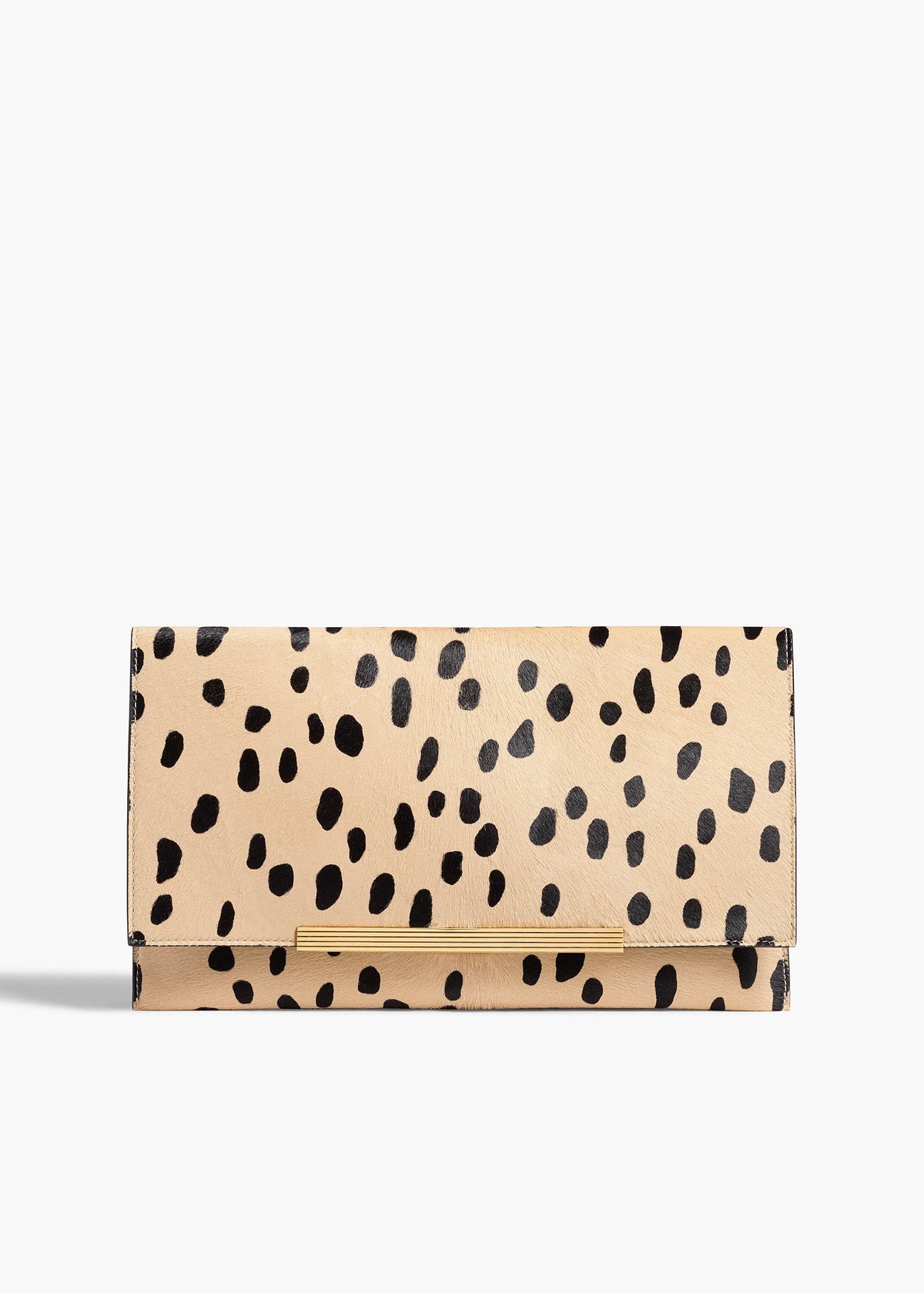 KHAITE - Piper Clutch in Spotted Haircalf