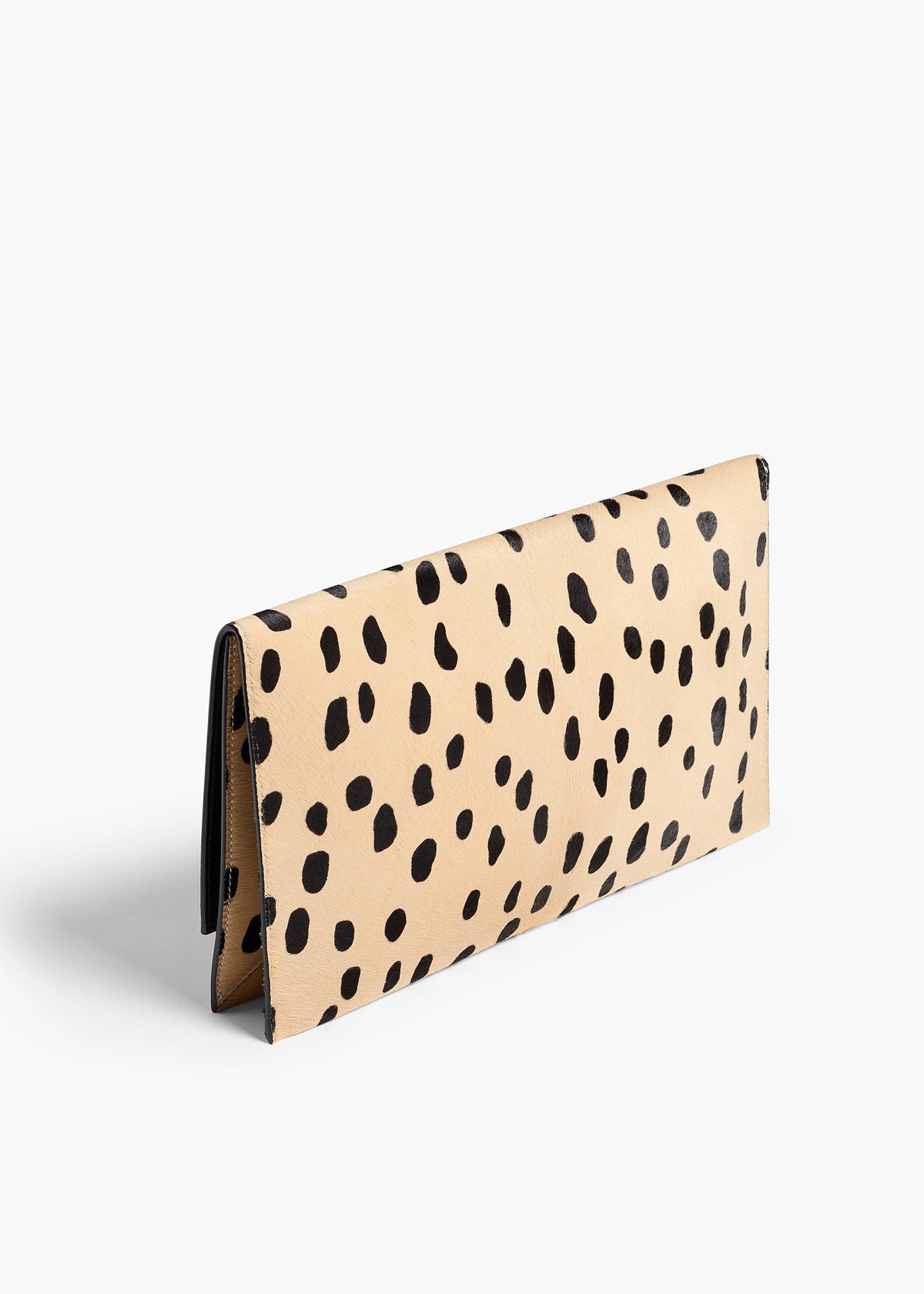 KHAITE - Piper Clutch in Spotted Haircalf