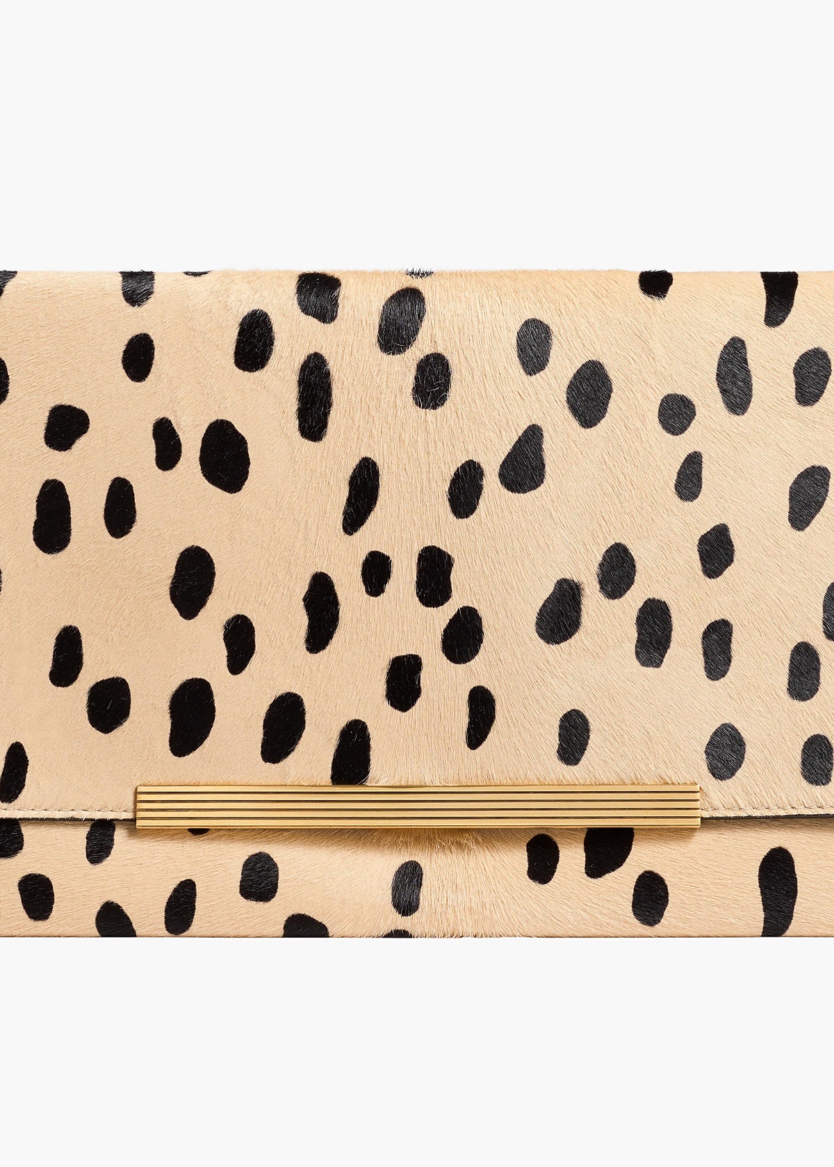 KHAITE - Piper Clutch in Spotted Haircalf