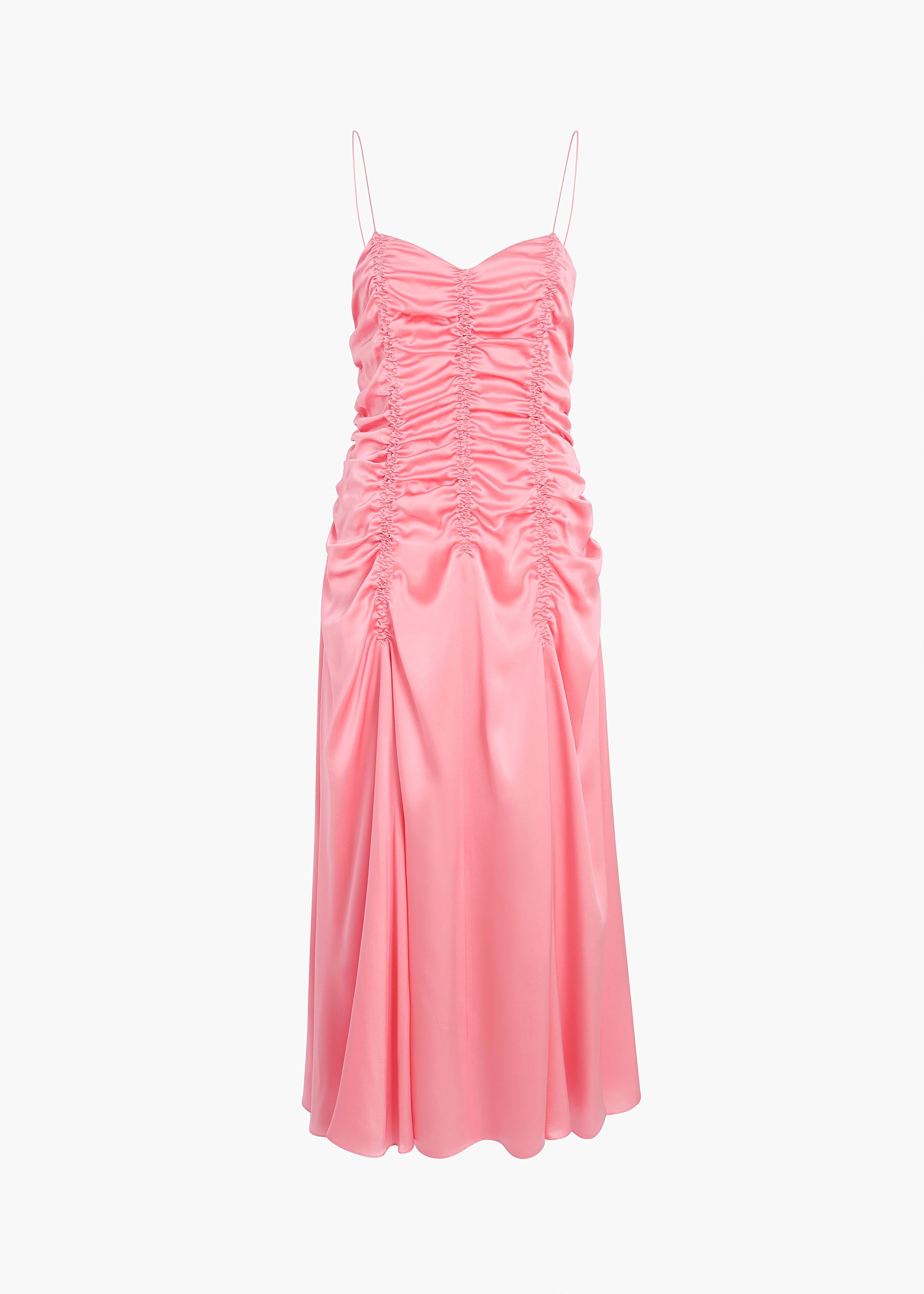 KHAITE - Raina Dress in Azalea