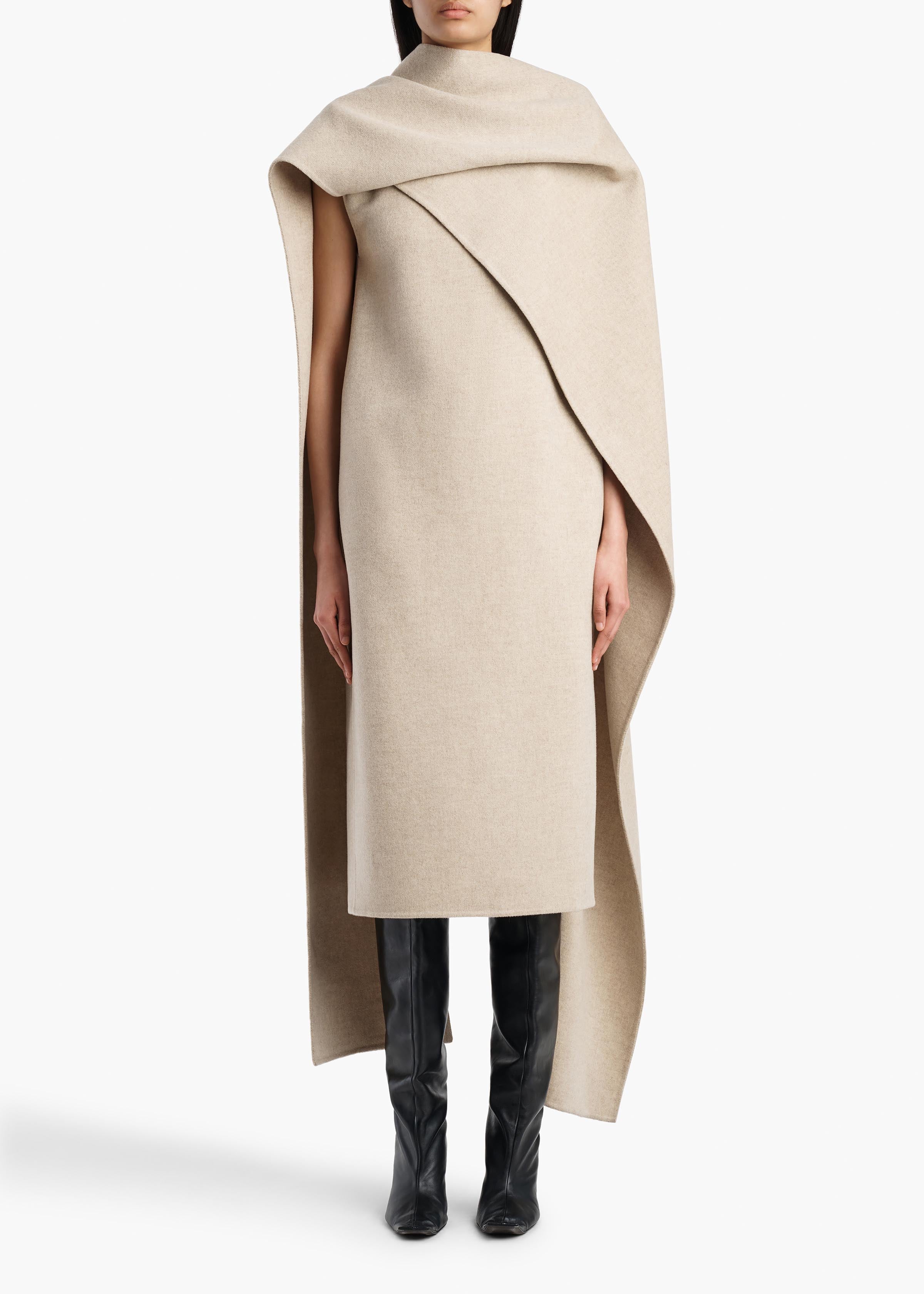 RAMONA DRESS OATMEAL 5674611 903 A STYLED