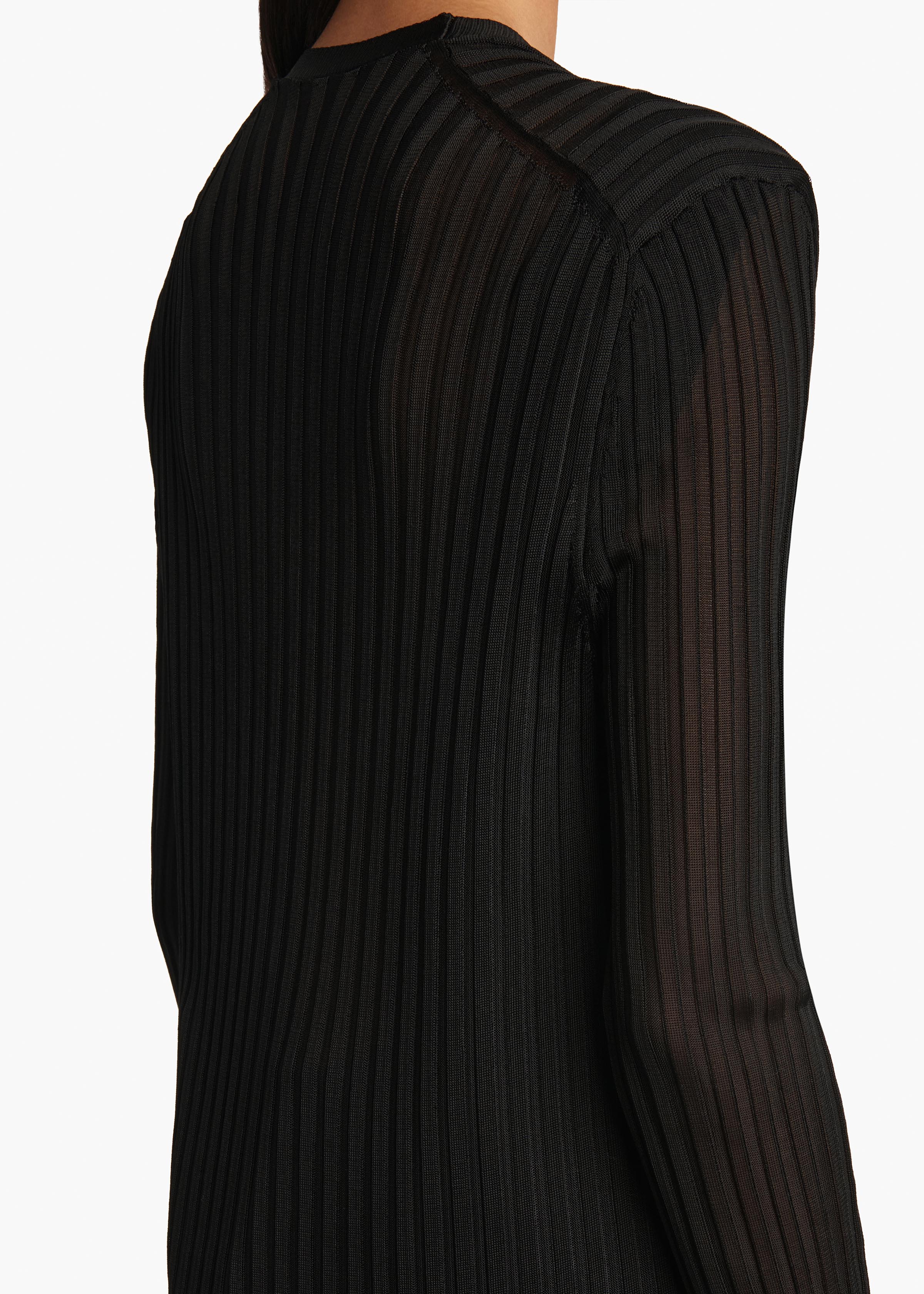 Ramon Cardigan in Black DETAILED VIEW 2