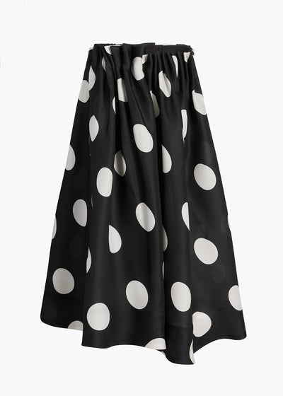 RILEY SKIRT LARGE DOT BLACK 41823020 661 GHOST