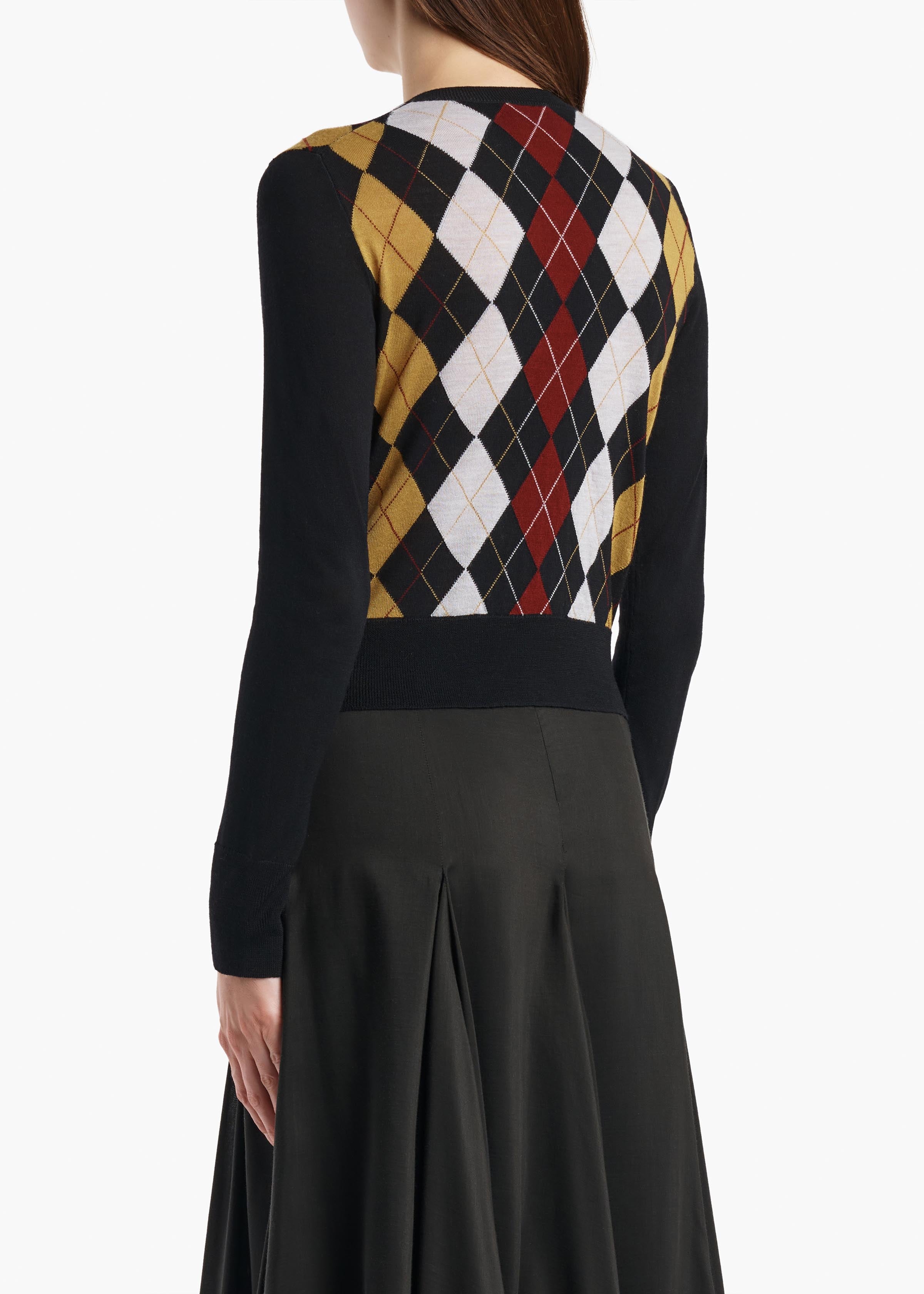 RITA CARDIGAN BLACK MULTI 18362551 283 C
