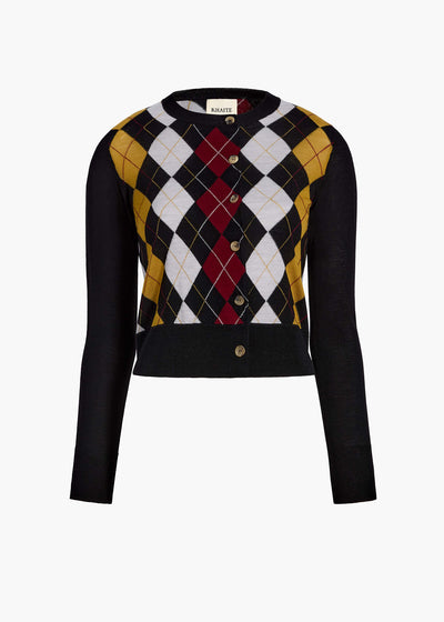 RITA CARDIGAN BLACK MULTI 18362551 283 GHOST