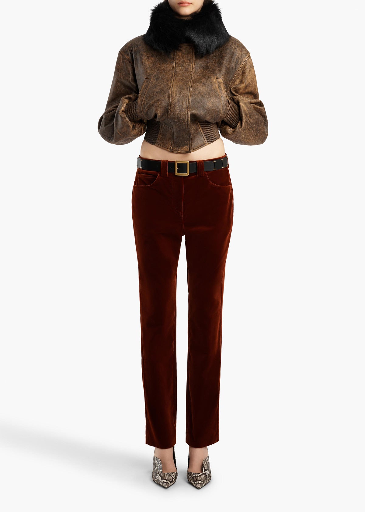 ROCCO JACKET DARK BROWN 6265787 950 A STYLED