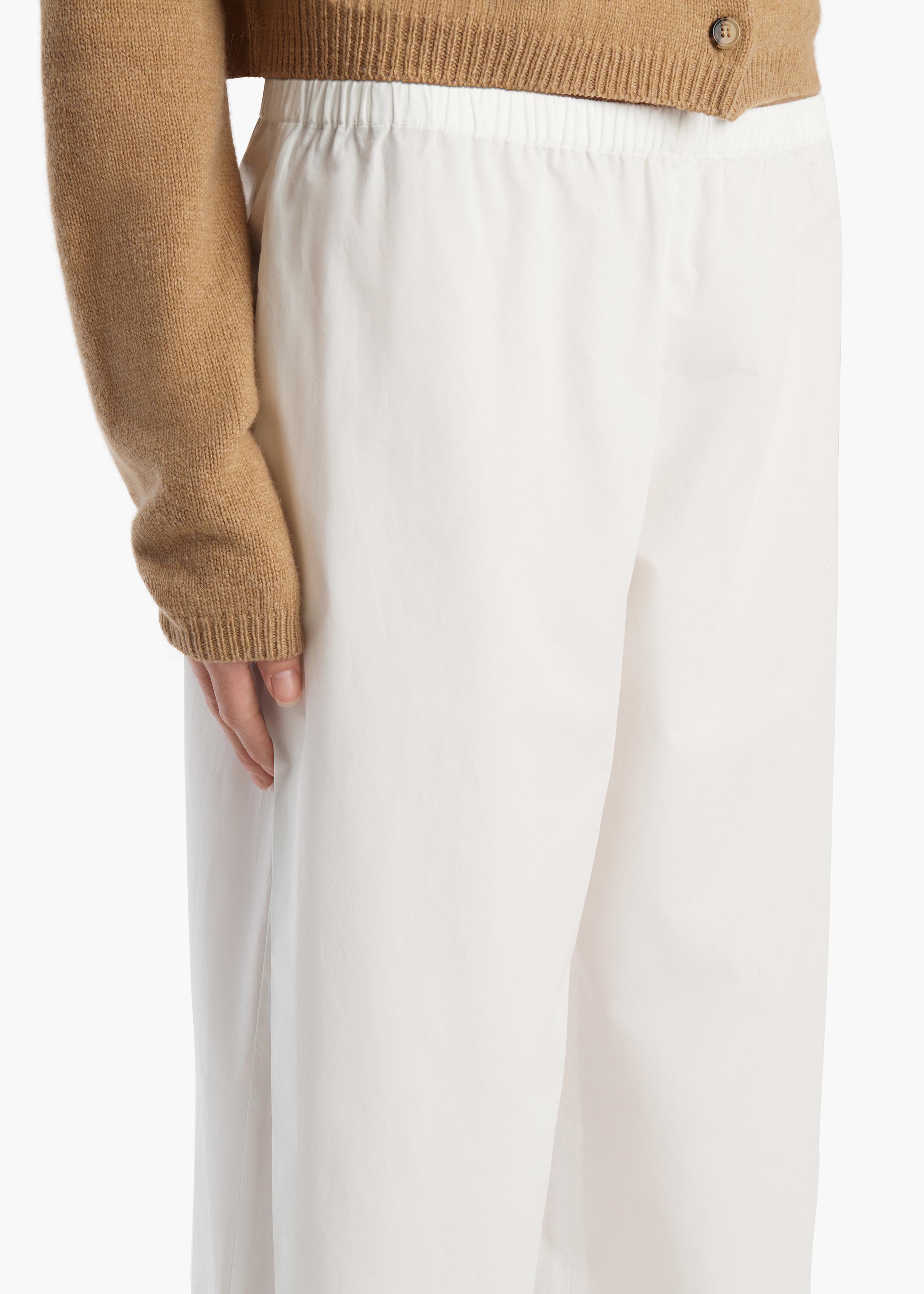KHAITE - Roma Pant in Chalk