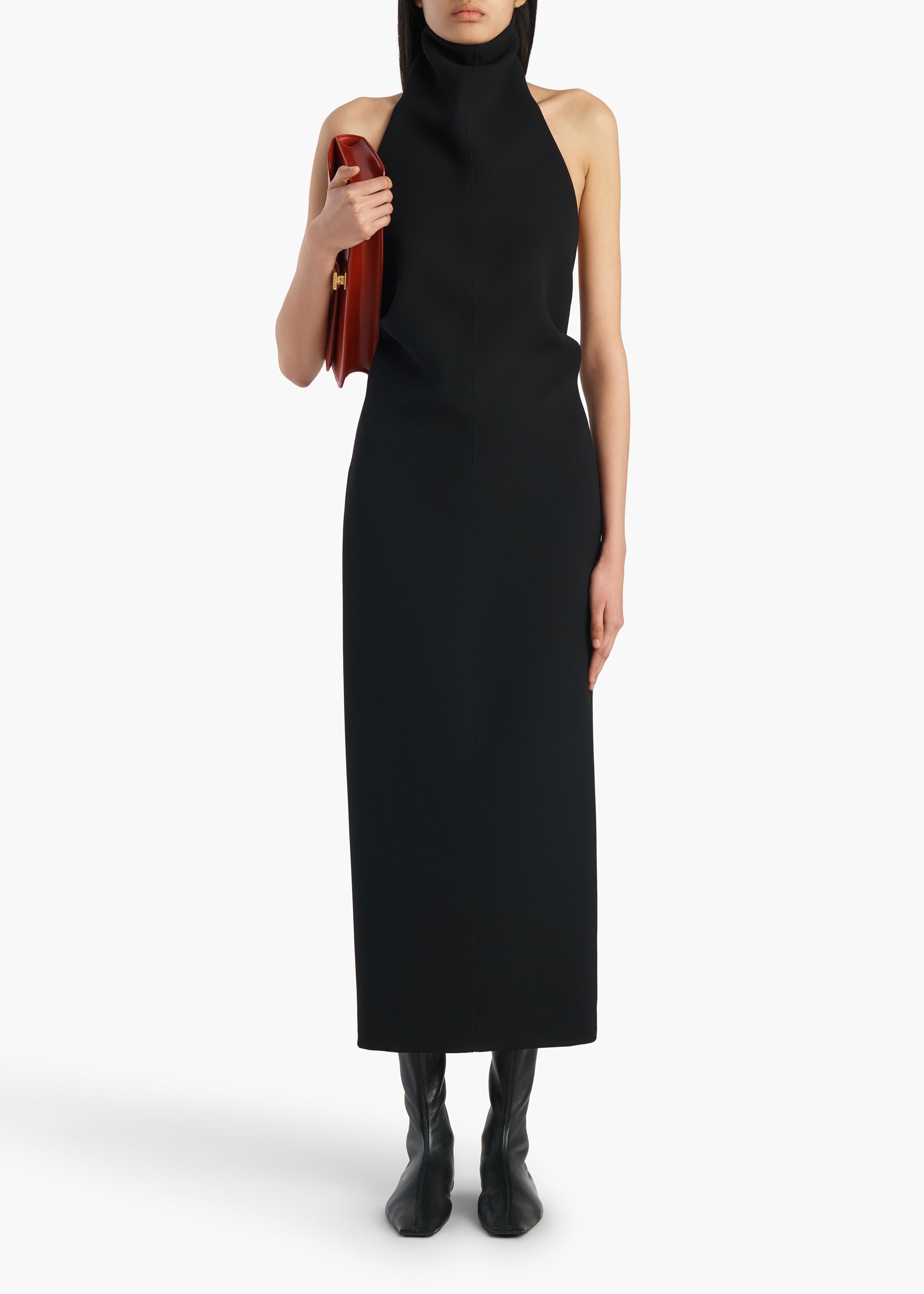 ROXANNE DRESS BLACK CREPE 56504114 200