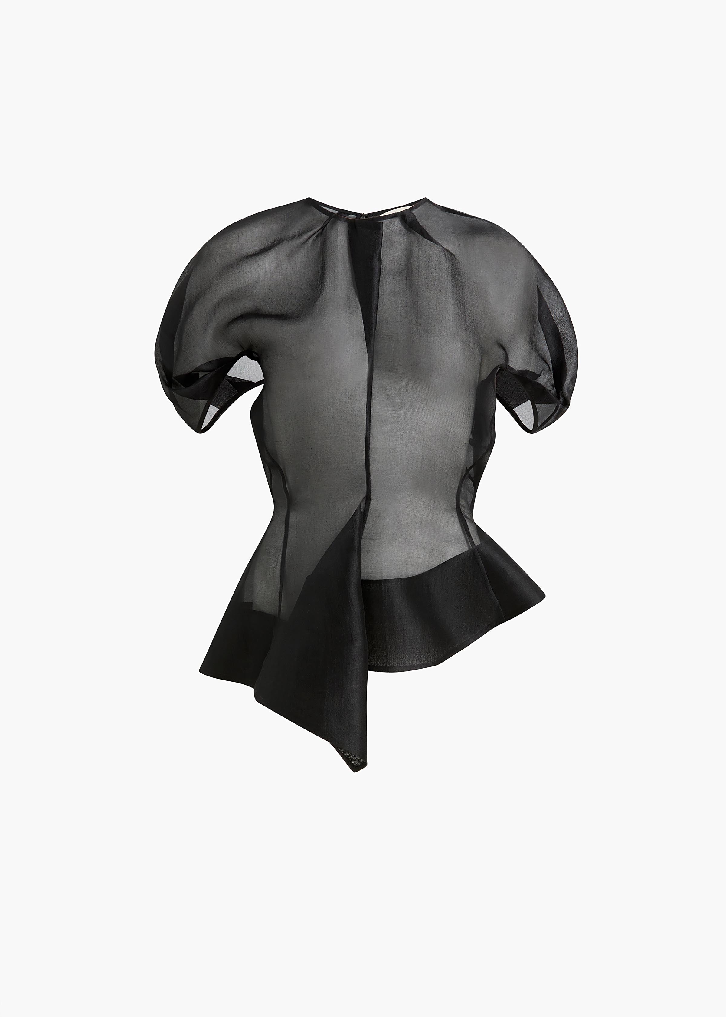 RUMI TOP BLACK CLOUD SILK 24893031 200 GHOST
