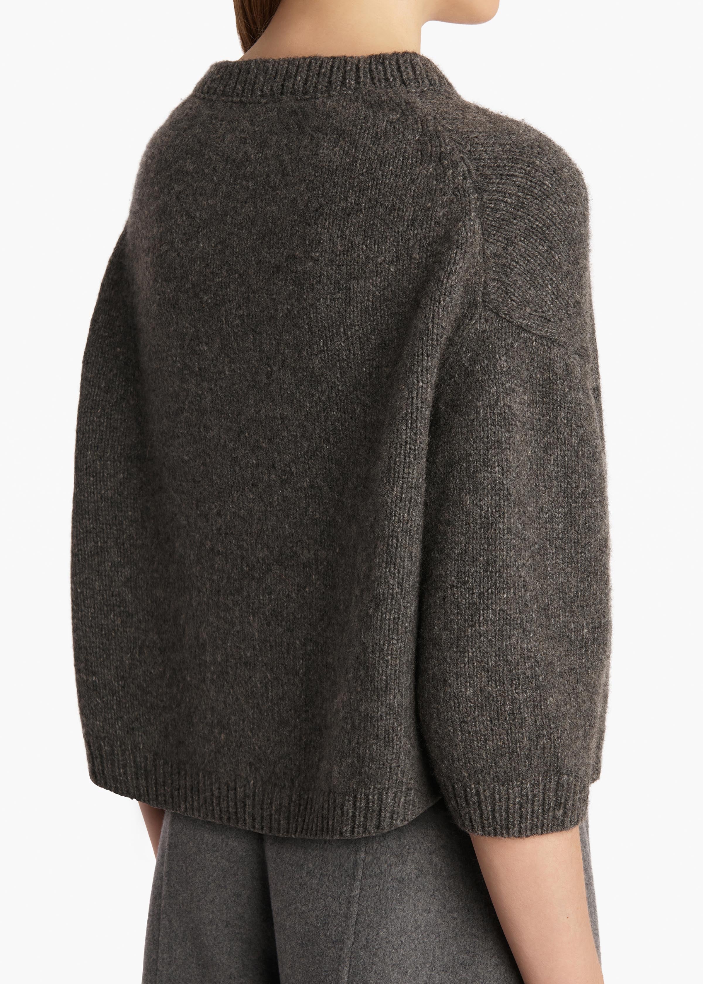 KHAITE - Sabina Sweater in Stone