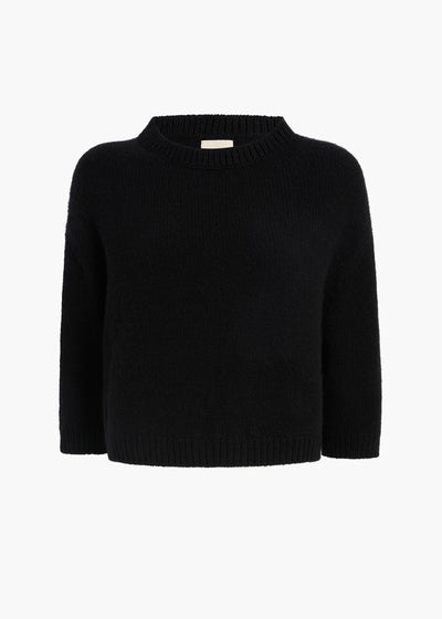 Sabina Sweater in Black FLAT VIEW