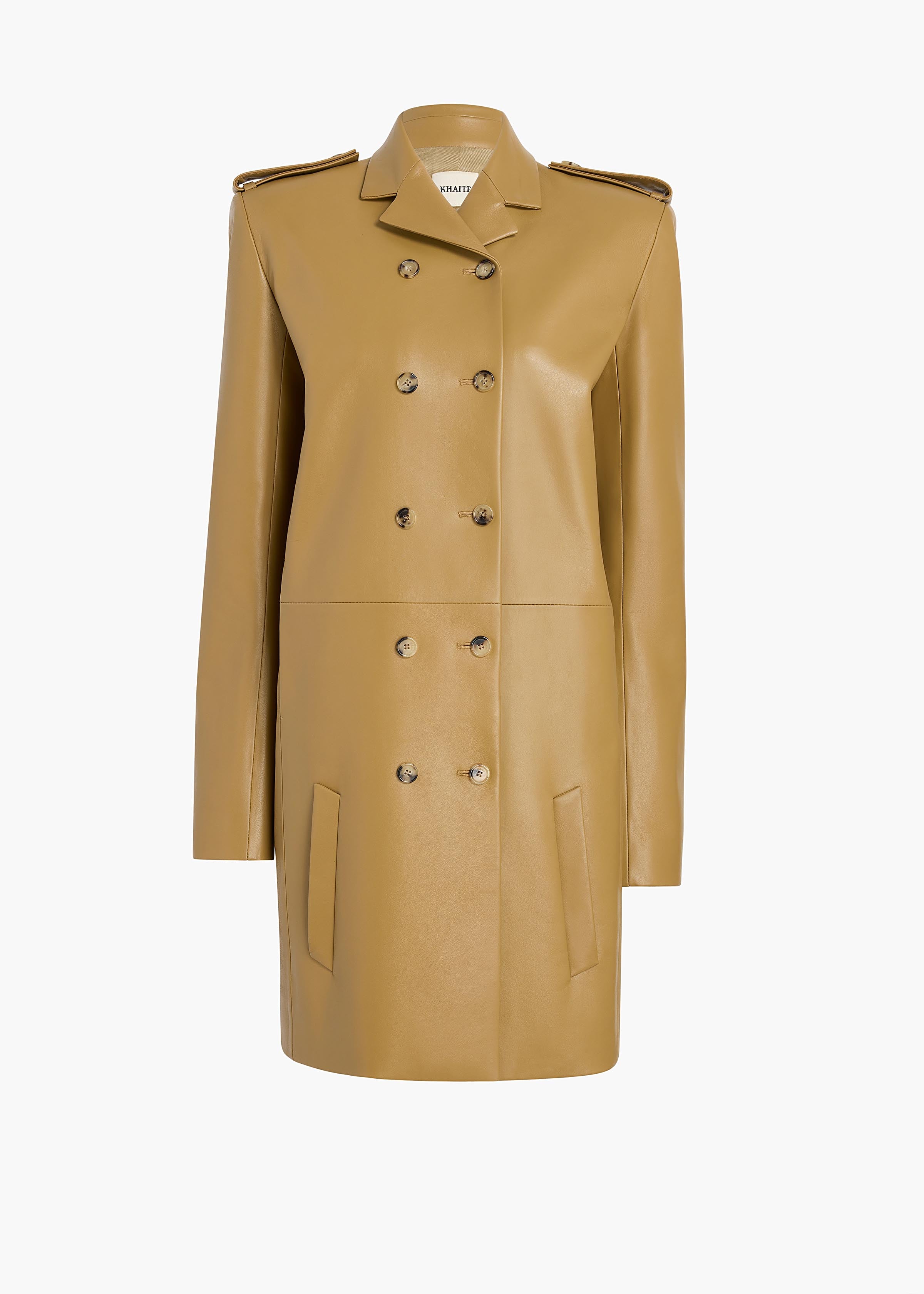 SADRA COAT GOLDEN OCHRE 71561012 980 GHOST Alt