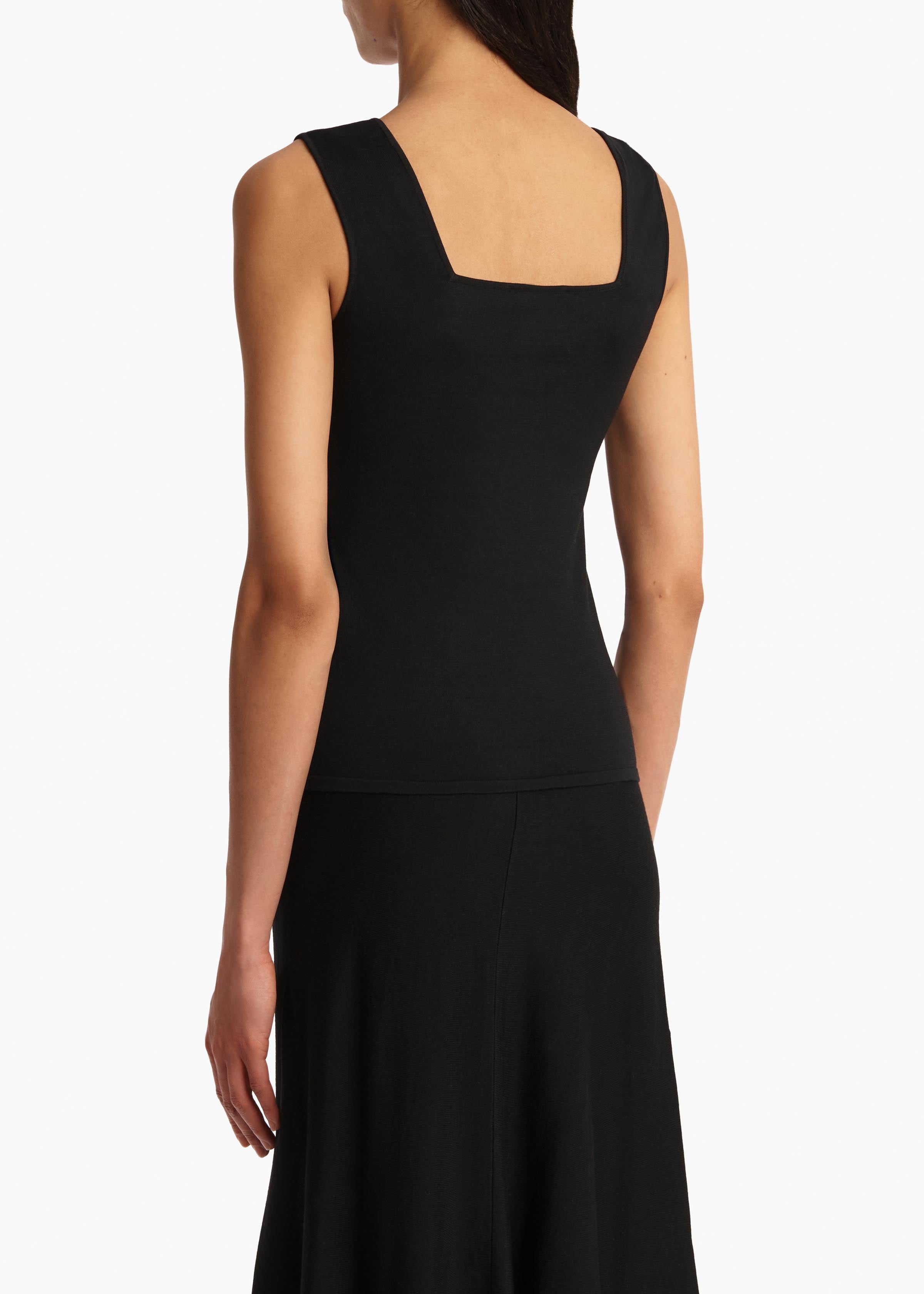 Sani Top in Black BACK VIEW