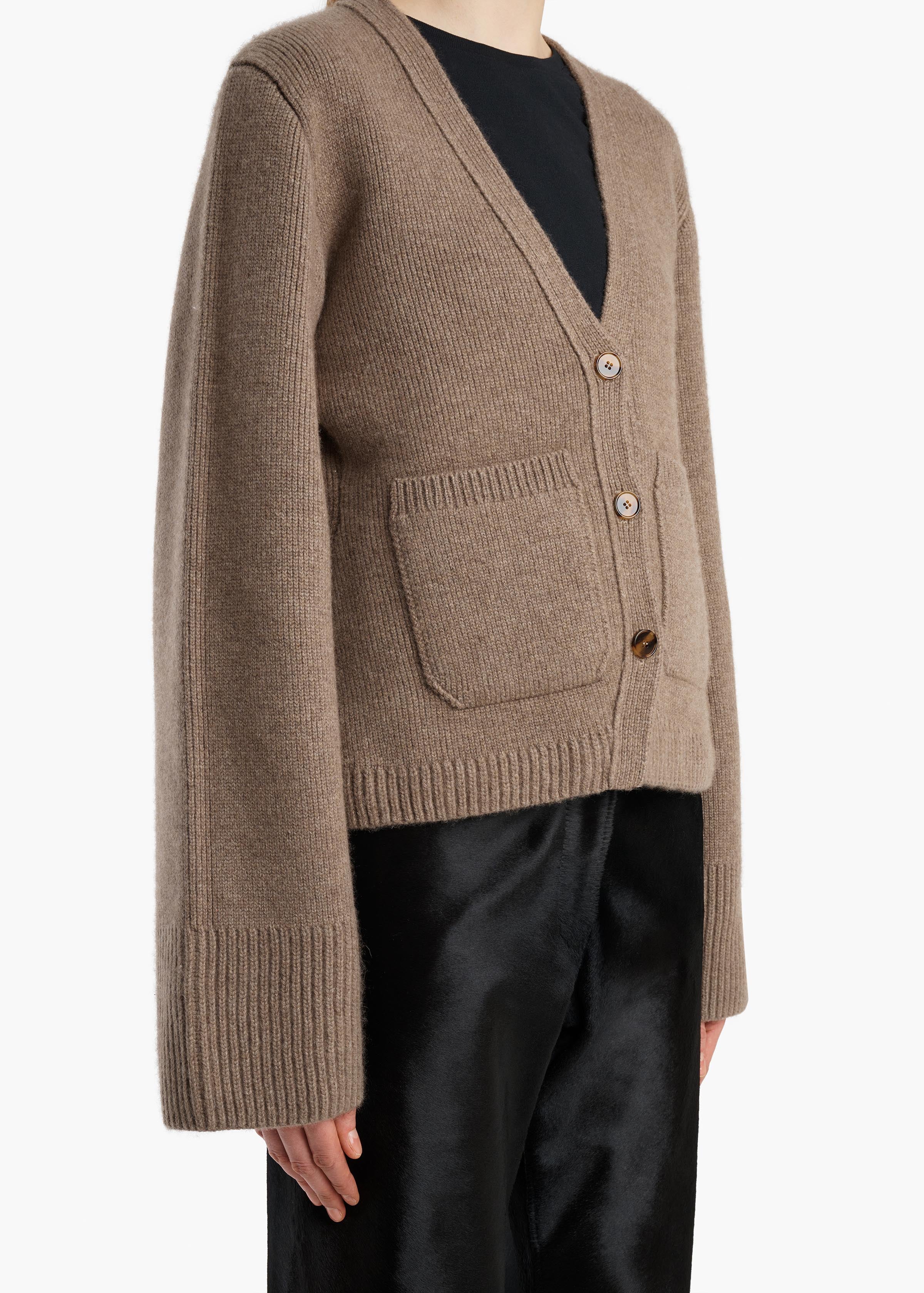 KHAITE - Scarlet Cardigan in Barley