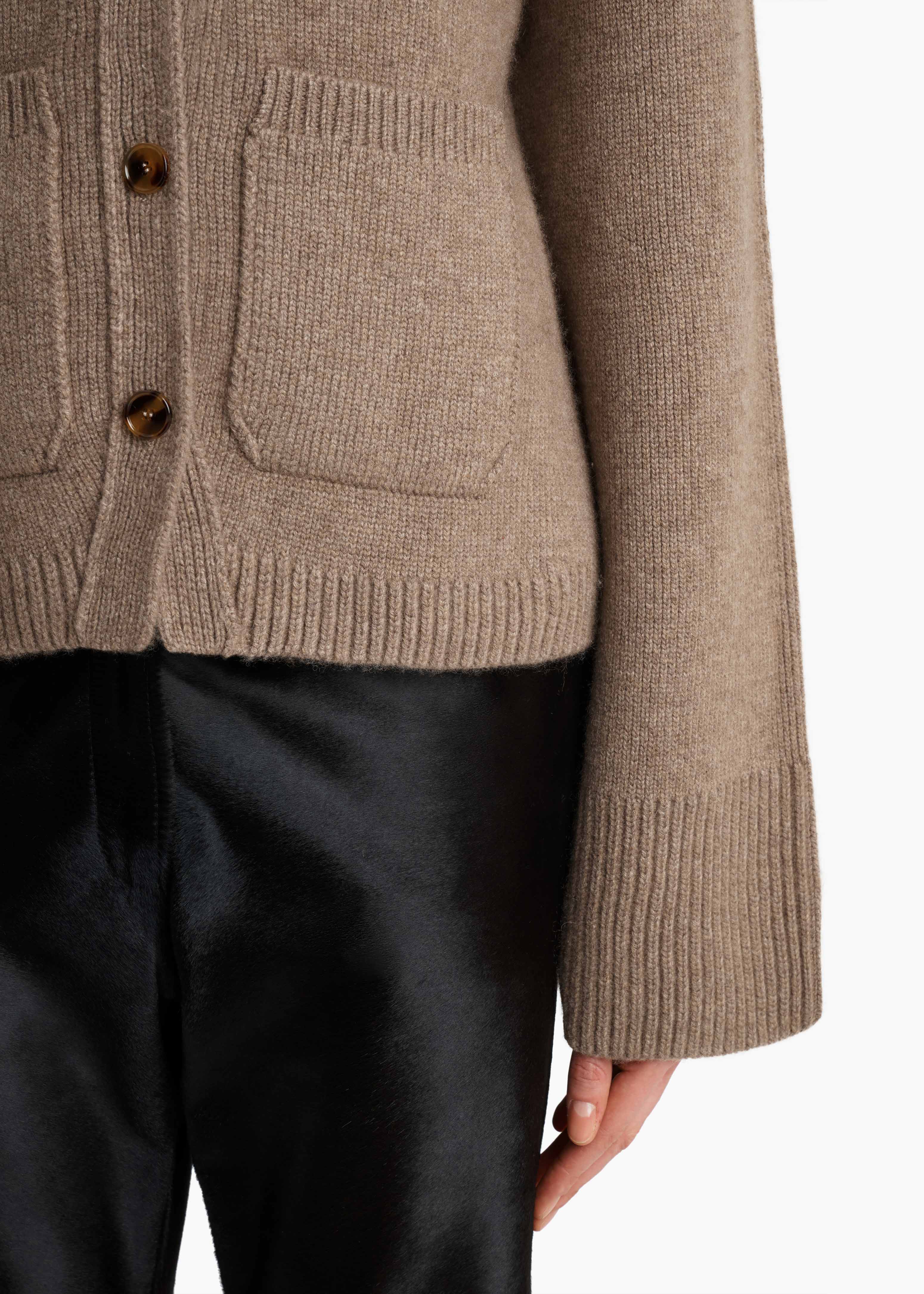 KHAITE - Scarlet Cardigan in Barley
