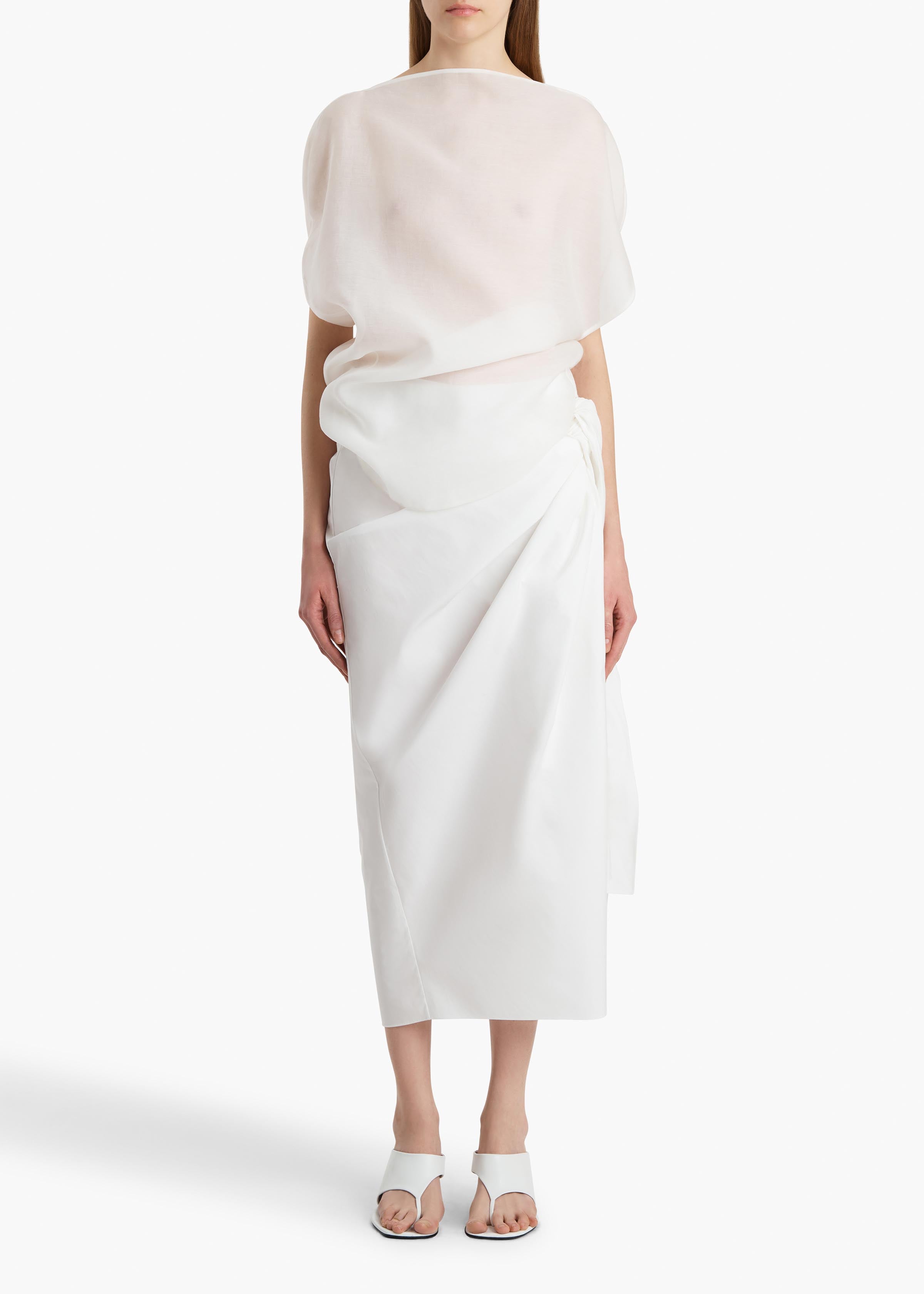 SHAY SKIRT CHALK 4188195 168 A STYLED