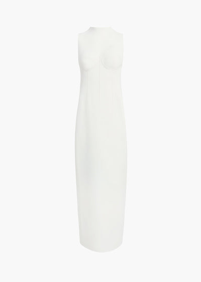 Shoshanna Dress in Chalk FLAT VIEW