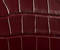 Cate Bag in Garnet Alligator swatch