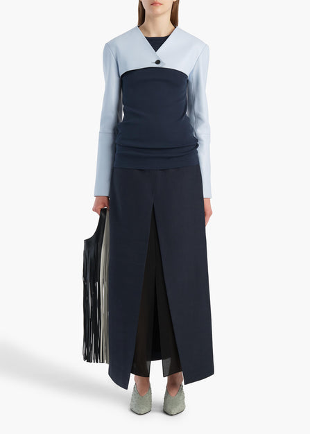 TAL SKIRT DARK NAVY 4194232 979 A STYLED