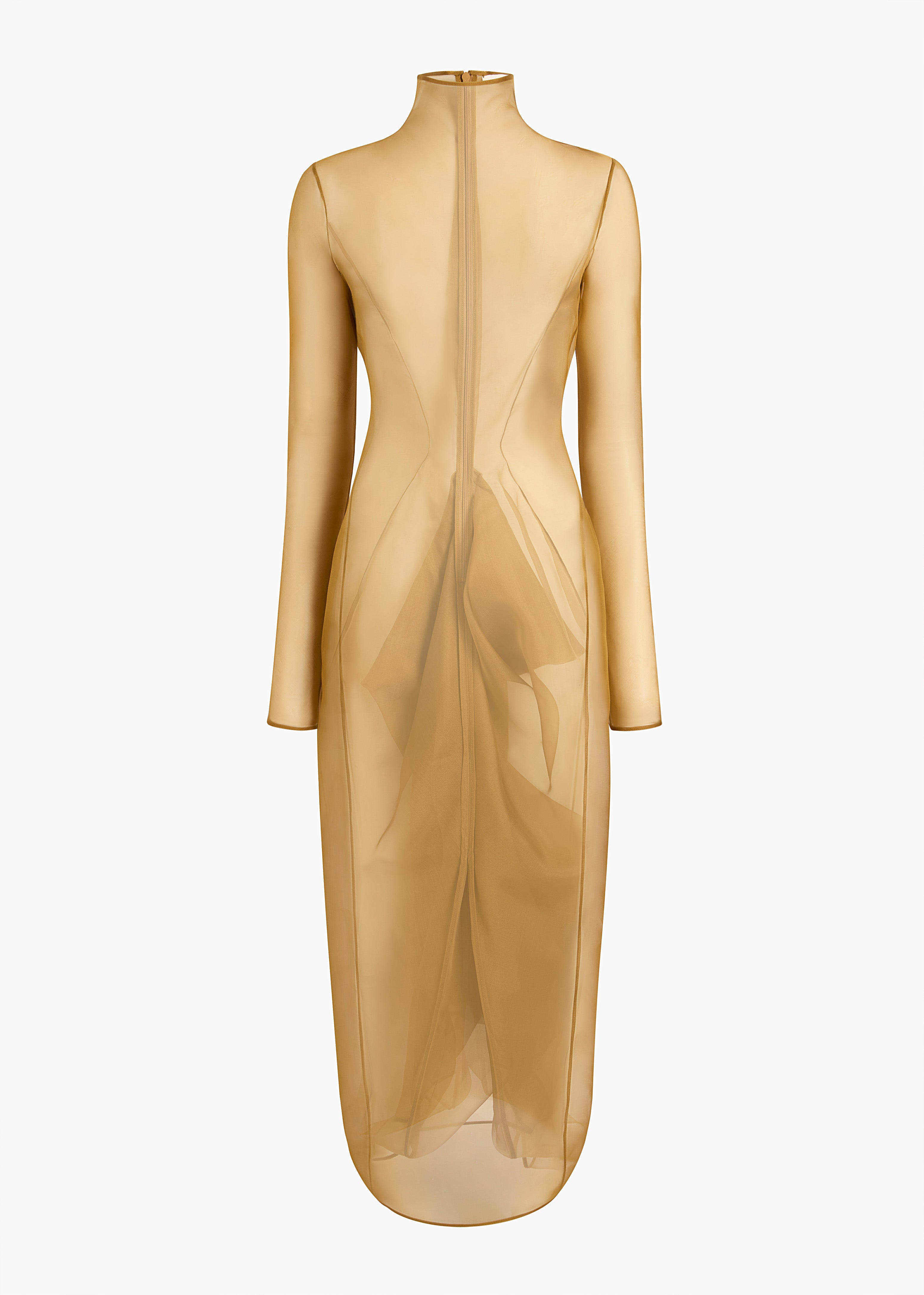 KHAITE - Toldo Dress in Bronze