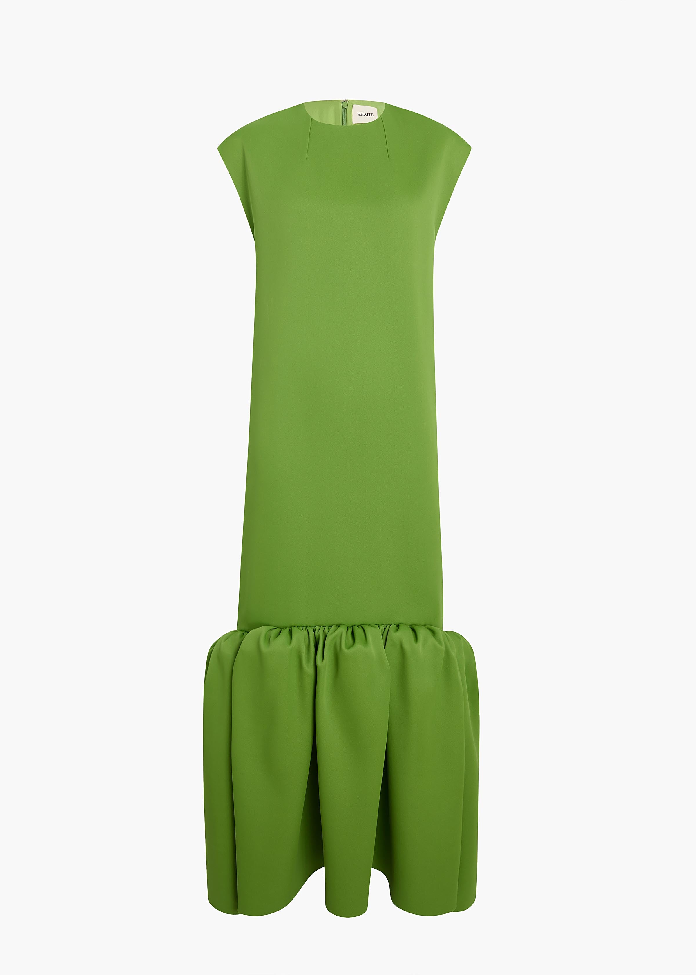 khaite dresses KHAITE Tom Dress in Absinthe - Green Designer Dress