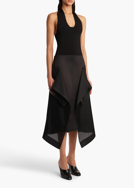 Toto Bodysuit in Black STYLED VIEW