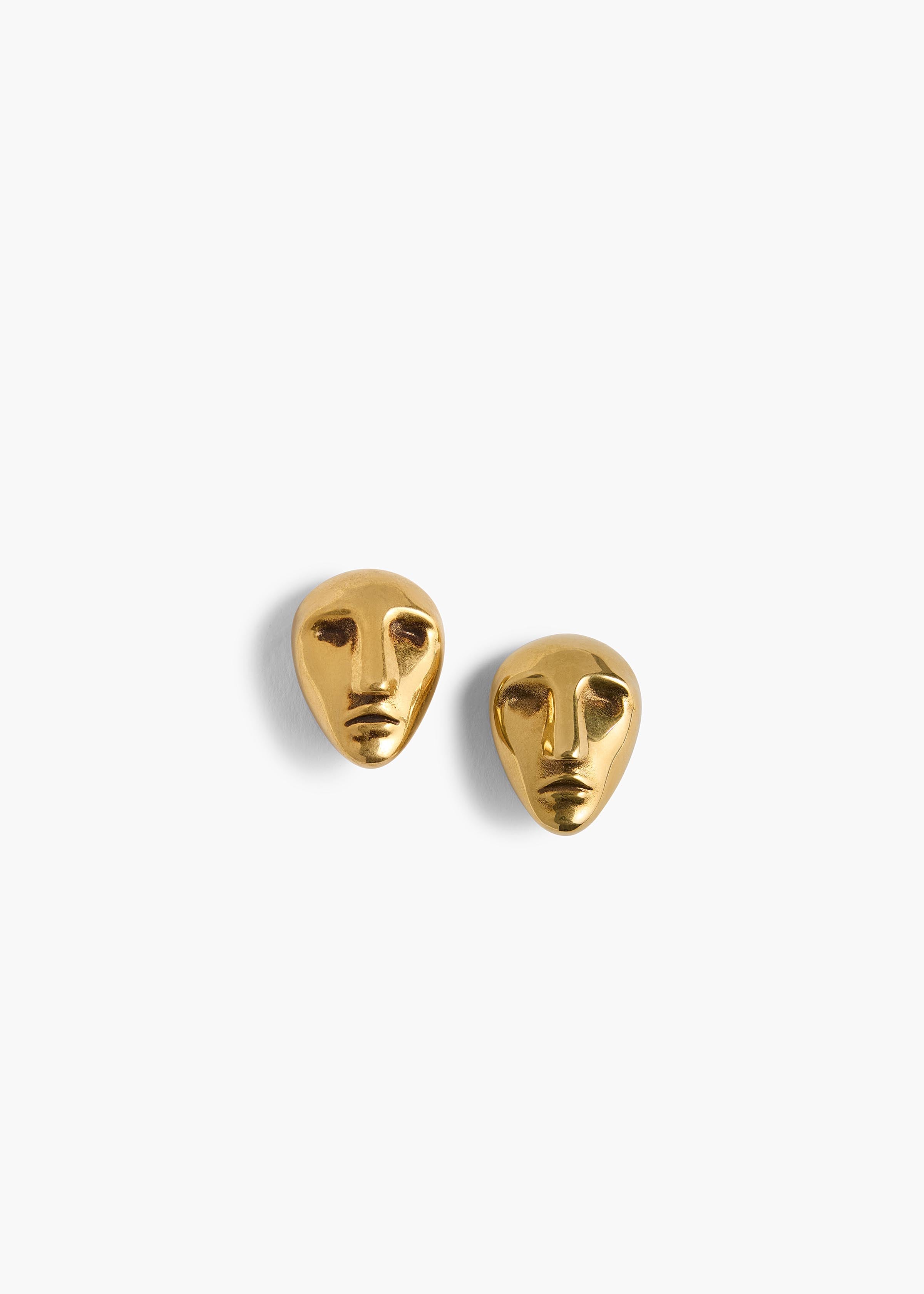 VISAGE EARRINGS ANTIQUE GOLD ANTIQUE GOLD 10235 006 440 A