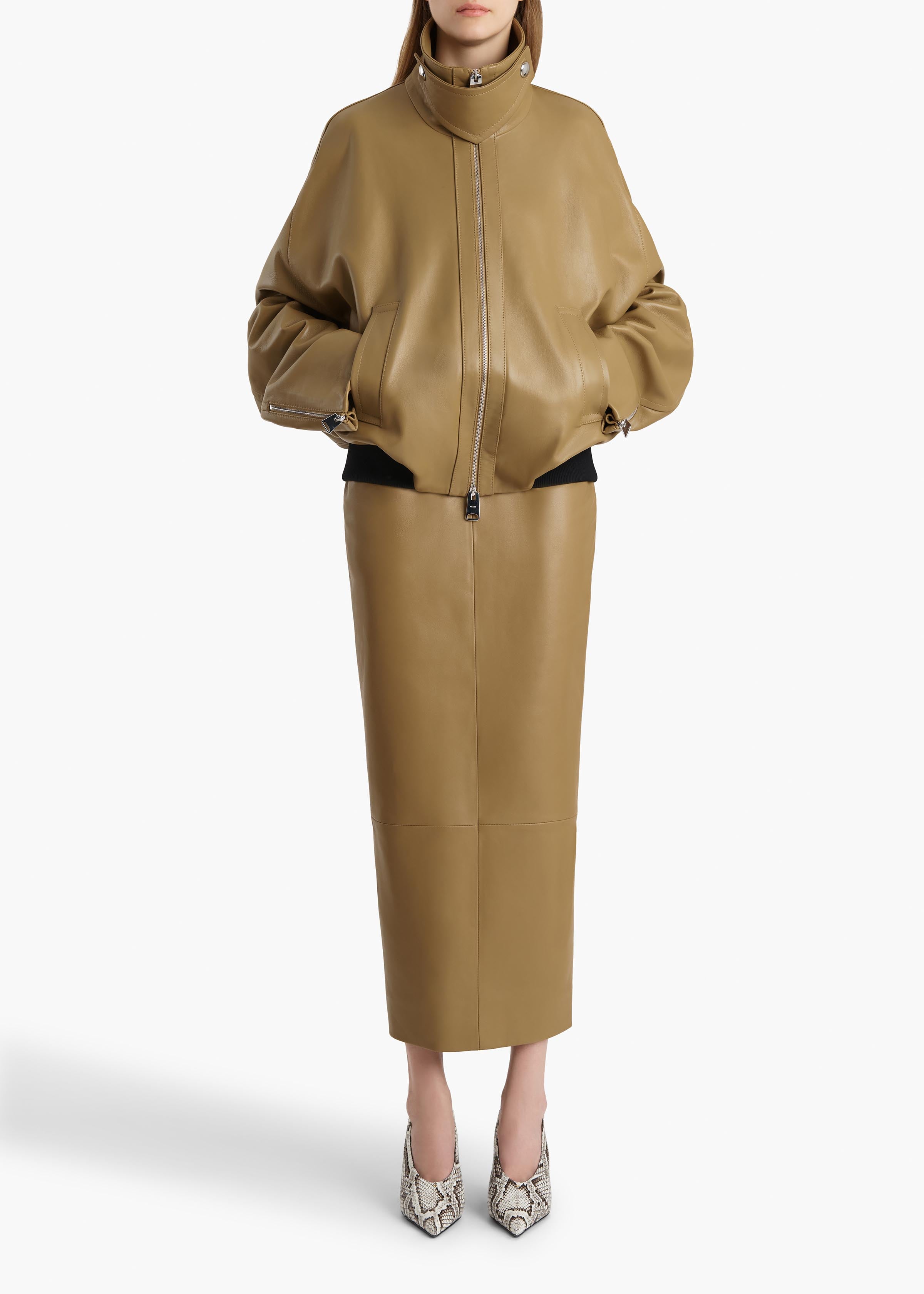 WINTON SKIRT GOLDEN OCHRE 41811304 980 A STYLED