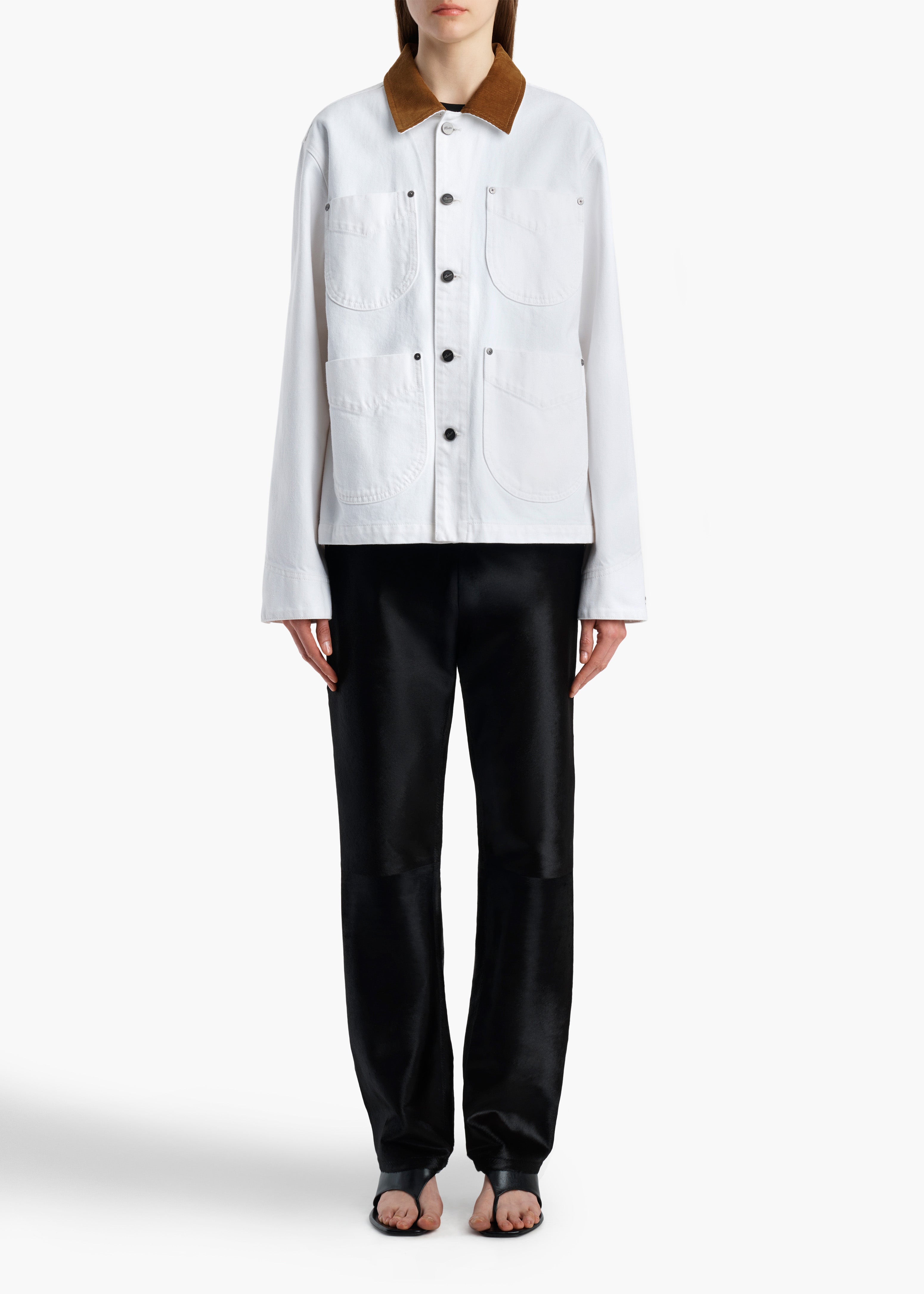 KHAITE - Wyatt Jacket in White