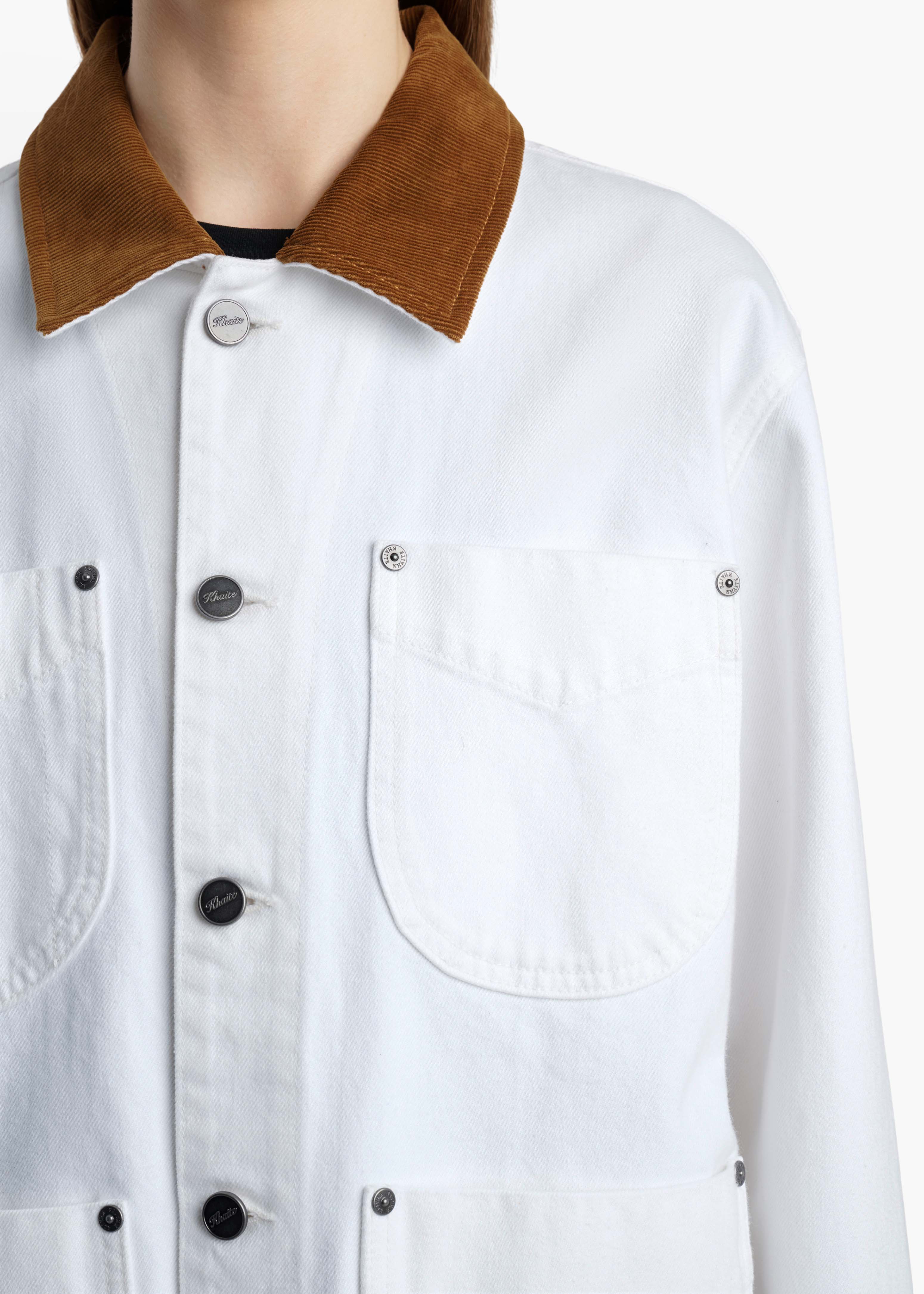 KHAITE - Wyatt Jacket in White